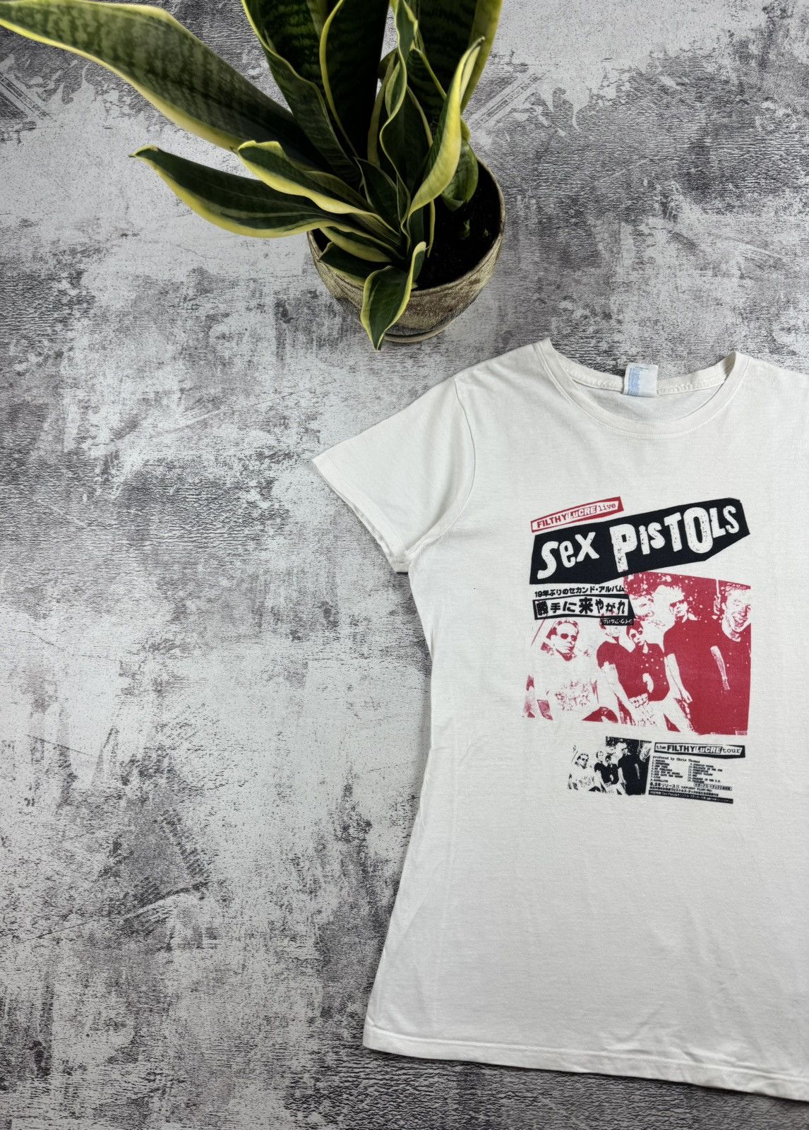 Band Tees Sex Pistols Filthy Lucre Japan Vintage Y2K Dress T Shirt Top Size M / US 6-8 / IT 42-44 - 2 Thumbnail