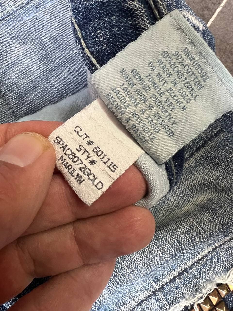 Robins Jeans LGB Style Vintage Robins Jean studded blue denim Size 25" / US 0 / IT 36 - 13 Thumbnail