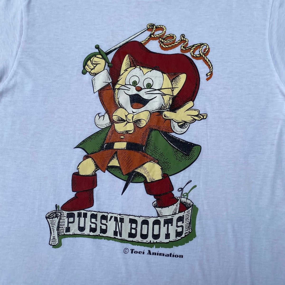 Japanese Brand RARE ‼️ Puss in Boots Size US M / EU 48-50 / 2 - 2 Thumbnail
