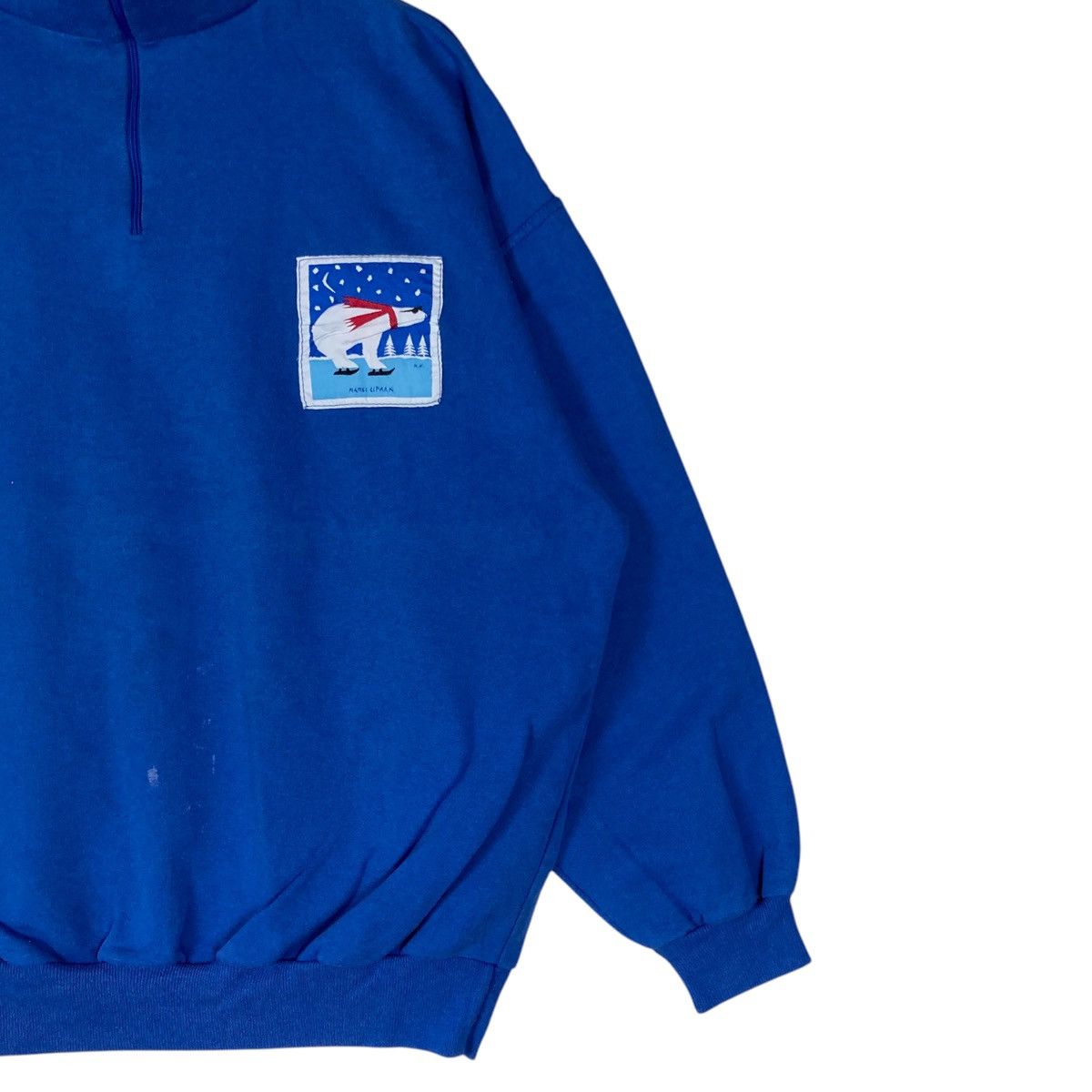 Vintage Vintage Marci Lipman Quarter Zip Pullover Jumper Sweatshirt Size US XL / EU 56 / 4 - 4 Thumbnail