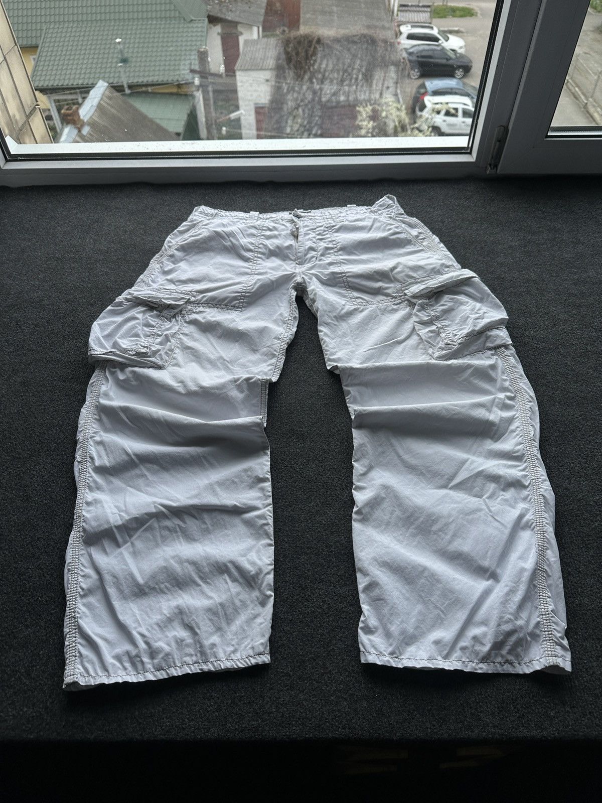 Armani ARMANI JEANS 🚨 CARGO WHITE PANTS LUXURY PANTS MULTIPOCKET Size US 32 / EU 48 - 1 Thumbnail