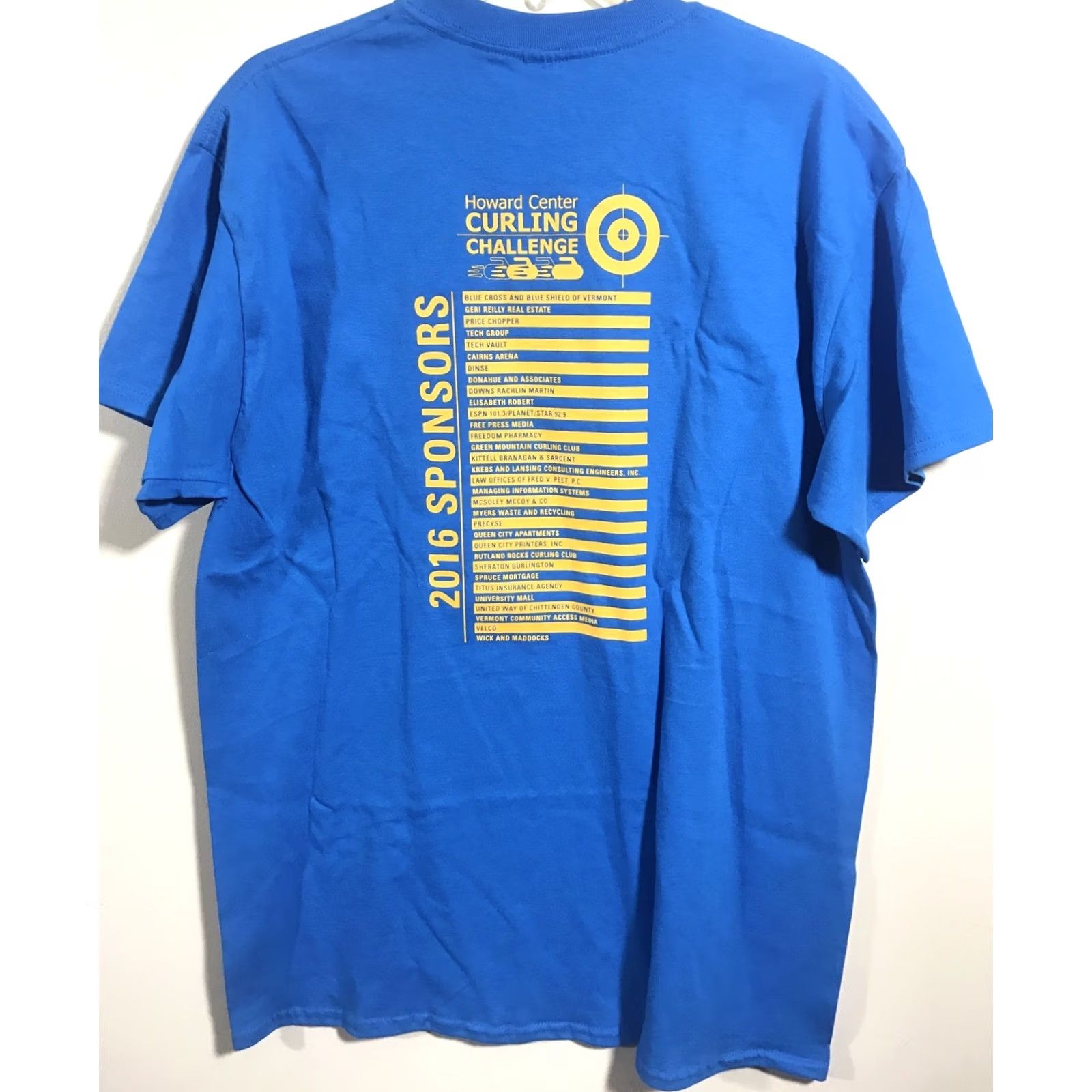 Gildan Gildan T-Shirt Size L Howard Center Curling Challenge Rockstar Men's -D51 Size US L / EU 52-54 / 3 - 3 Thumbnail
