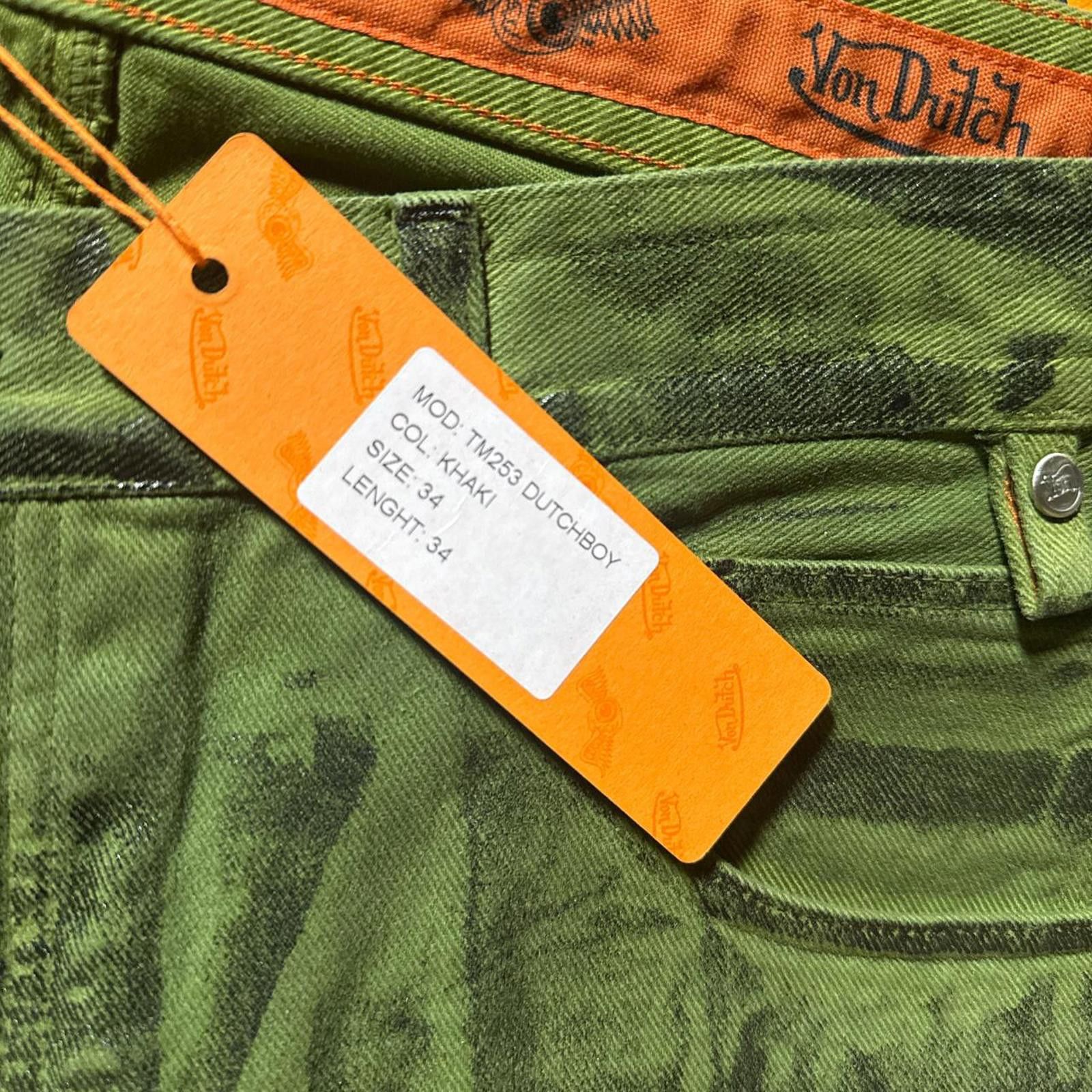Von Dutch Von Dutch Paris Green Denim Jeans W34 L34 Size US 34 / EU 50 - 5 Thumbnail