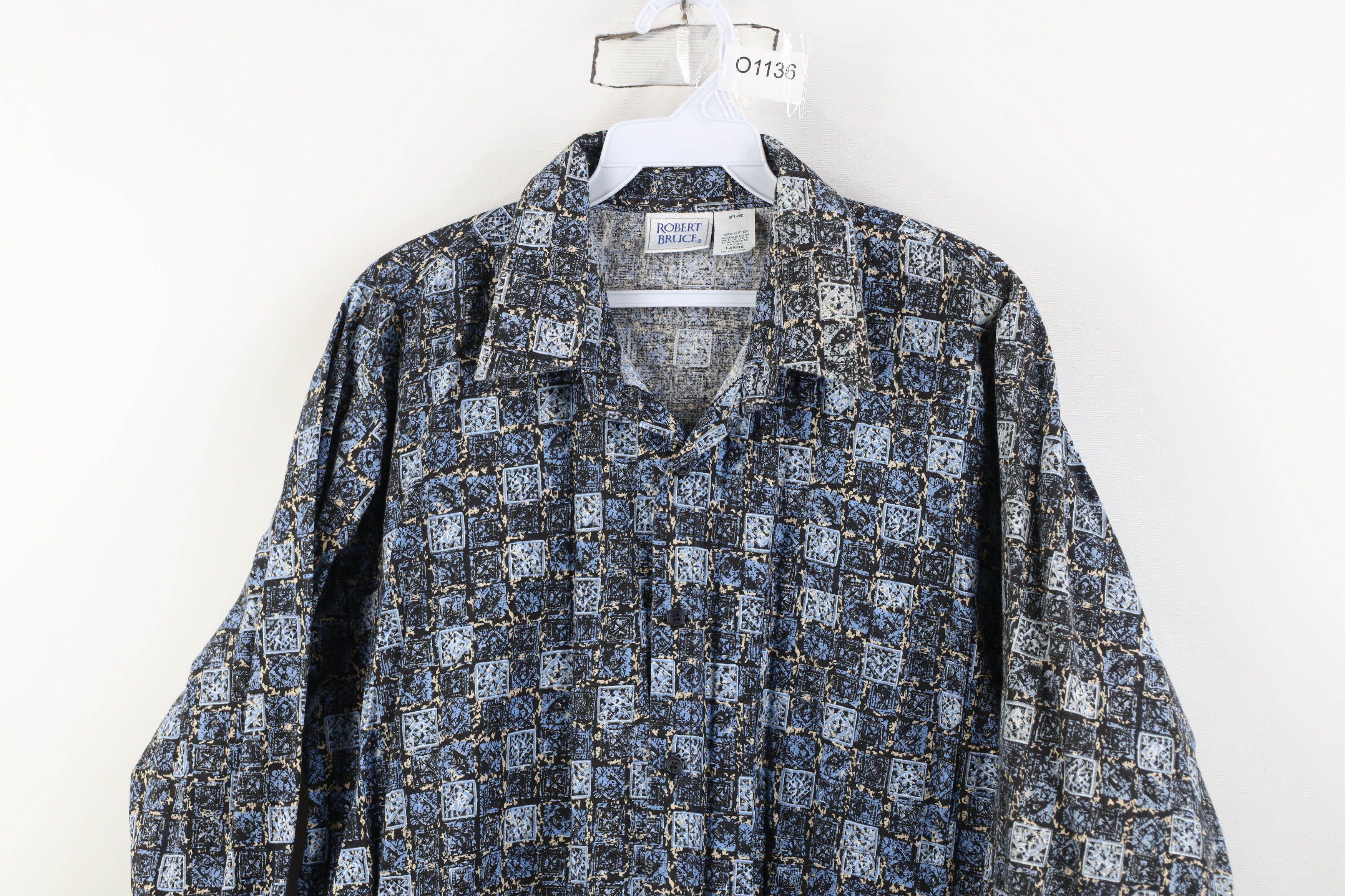 Vintage Vintage 90s Streetwear Collared Button Shirt Cotton Size US L / EU 52-54 / 3 - 2 Thumbnail