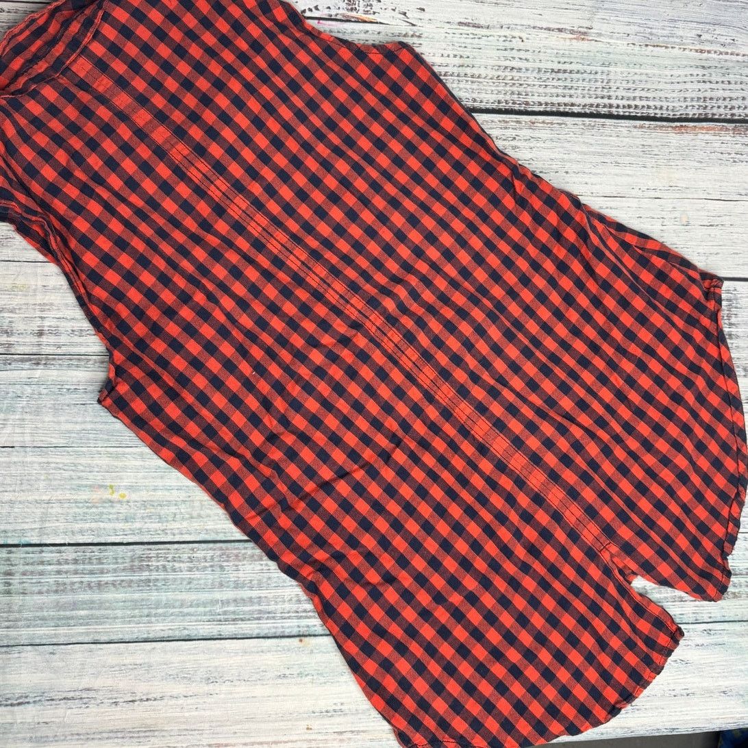 KAVU KAVU Sleeveless Plaid Button Front Shirt Outdoor Casual Sm Size S / US 4 / IT 40 - 3 Thumbnail