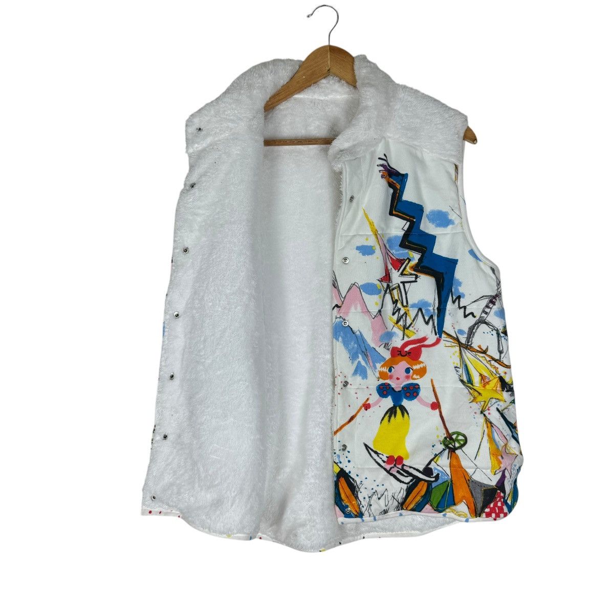 Issey Miyake 🔥TSUMORI CHISATO SLEEP IS ART FLORAL VEST Size US L / EU 52-54 / 3 - 7 Thumbnail