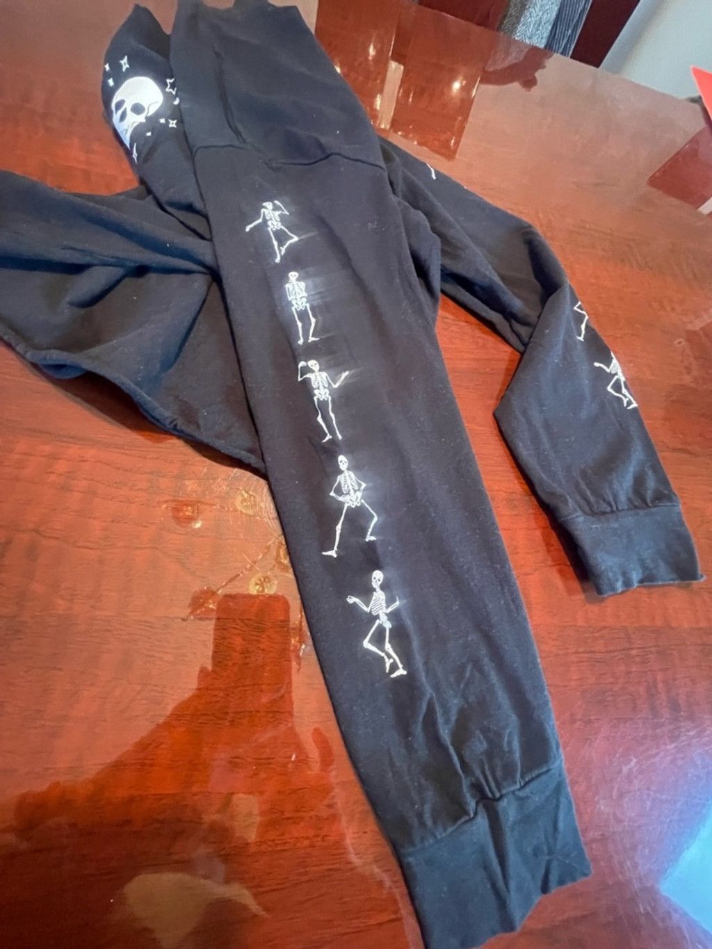 Other Miken Flow Skeleton Moon Star Black Cropped Graphic Tee XL Size XL / US 12-14 / IT 48-50 - 10 Thumbnail