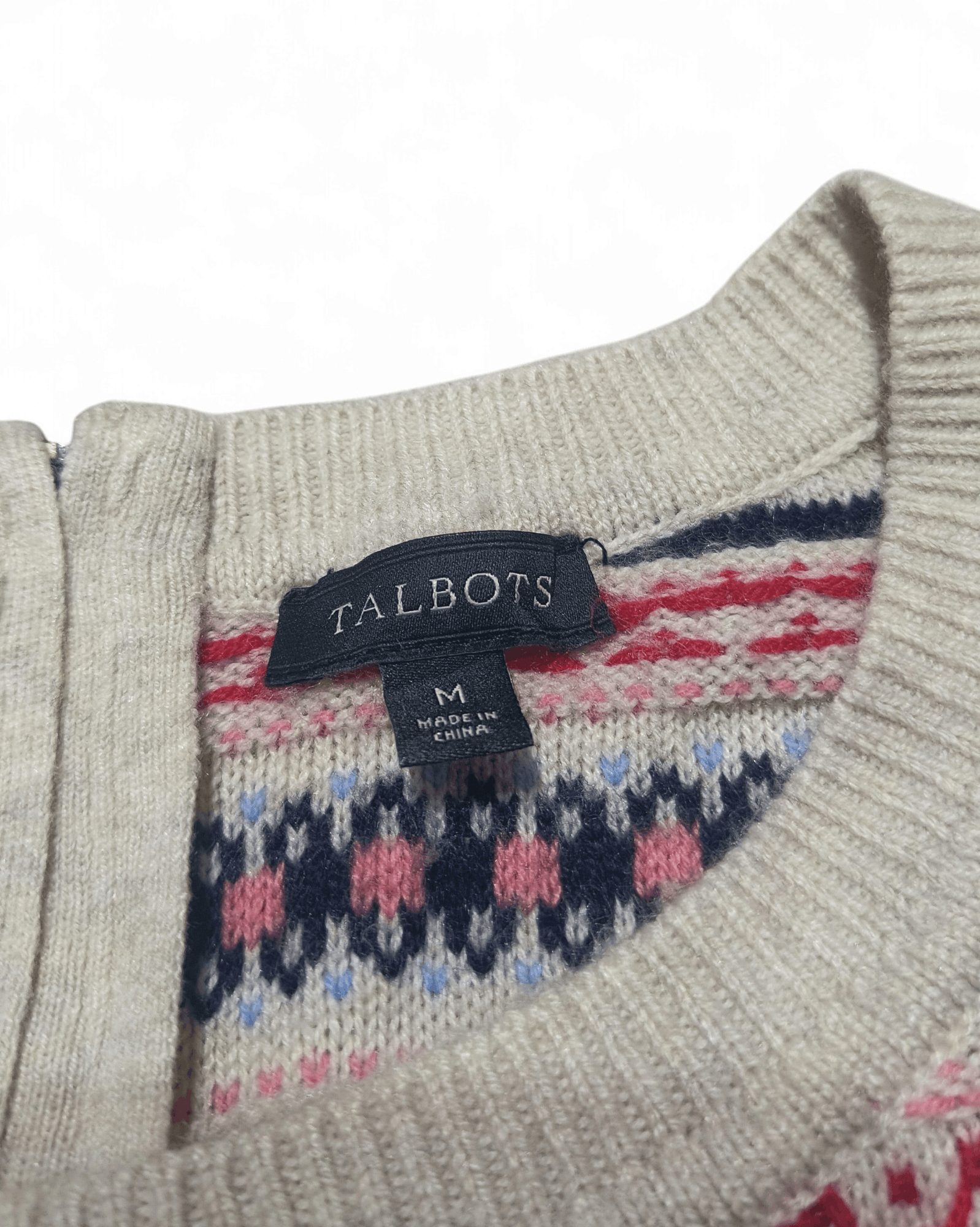 Talbots Vintage 90s TALBOTS Women's Ethnic Striped Long Knit Sweater Size M / US 6-8 / IT 42-44 - 9 Thumbnail