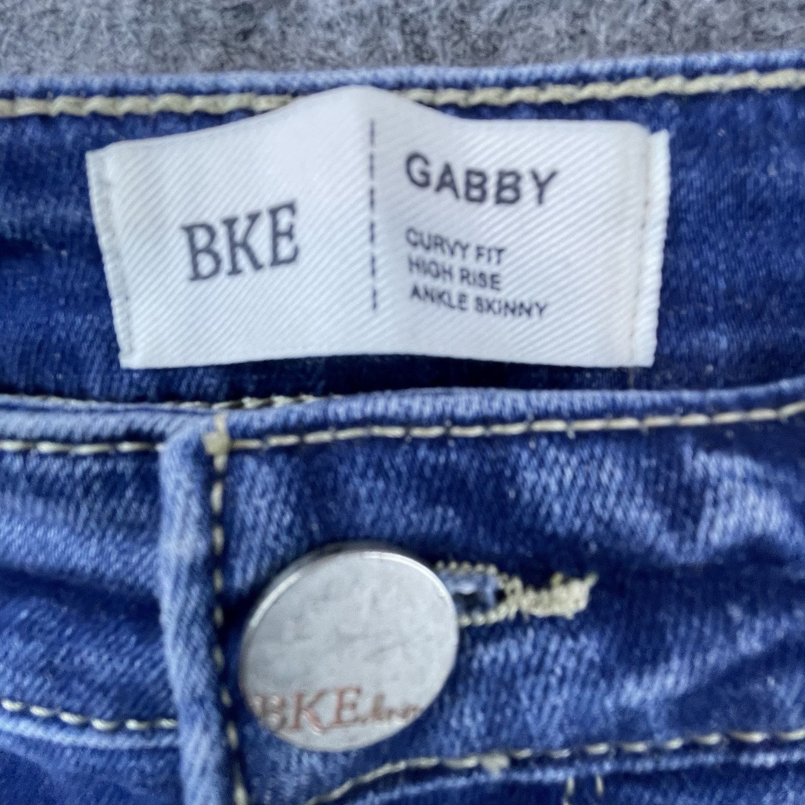 Other BKE Jeans Womens 25 Gabby Curvy Fit HighRise Ankle Skinny Size 25" / US 0 / IT 36 - 4 Thumbnail