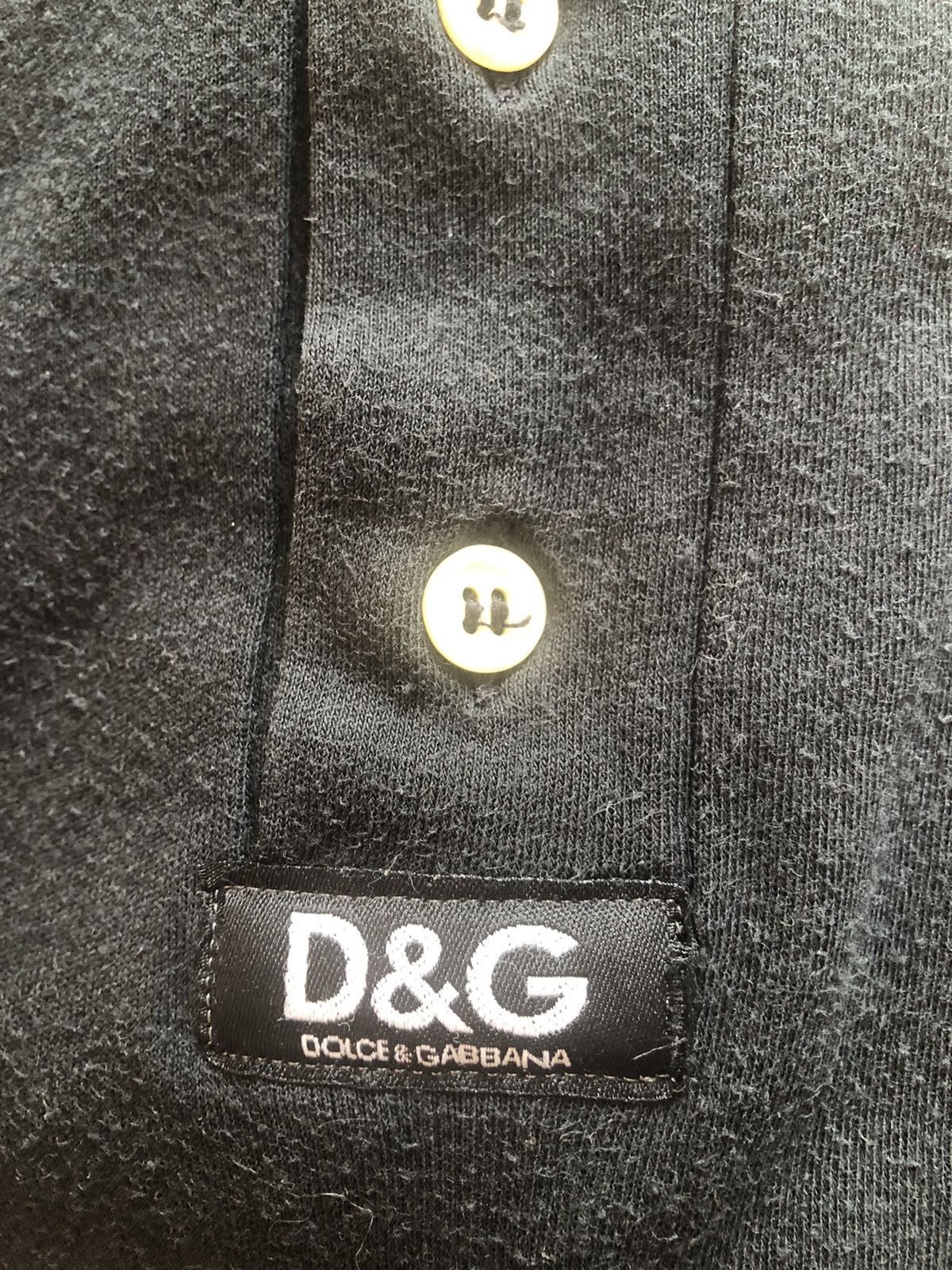 Dolce & Gabbana × Vintage VINTAGE DOLCE & GABBANA DESIGNER POLO SHIRT Size US L / EU 52-54 / 3 - 3 Thumbnail