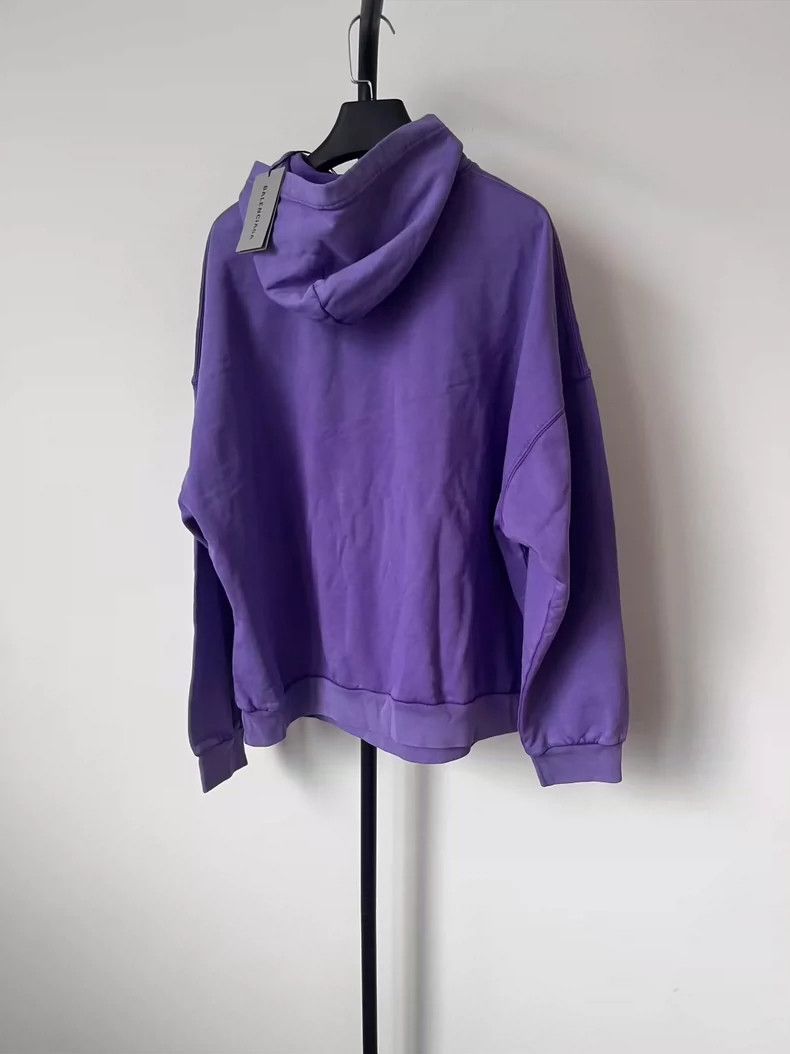 Balenciaga Balenciaga Letter Hooded Pullover Sweatshirt Size S / US 4 / IT 40 - 2 Thumbnail
