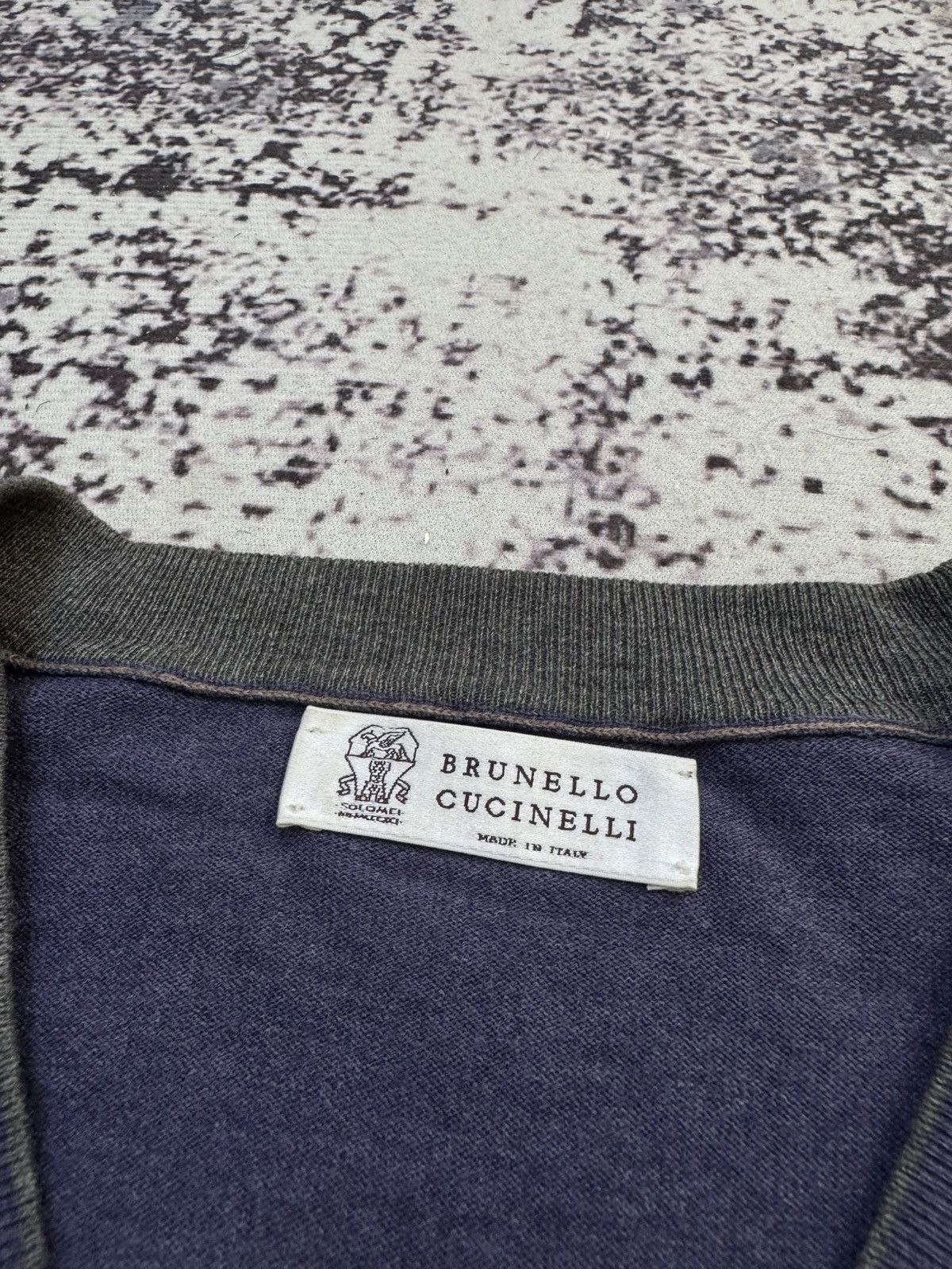 Brunello Cucinelli × Vintage Brunello Cucinelli Jumper sweatshirt Purple 50 M vintage Size US M / EU 48-50 / 2 - 5 Thumbnail