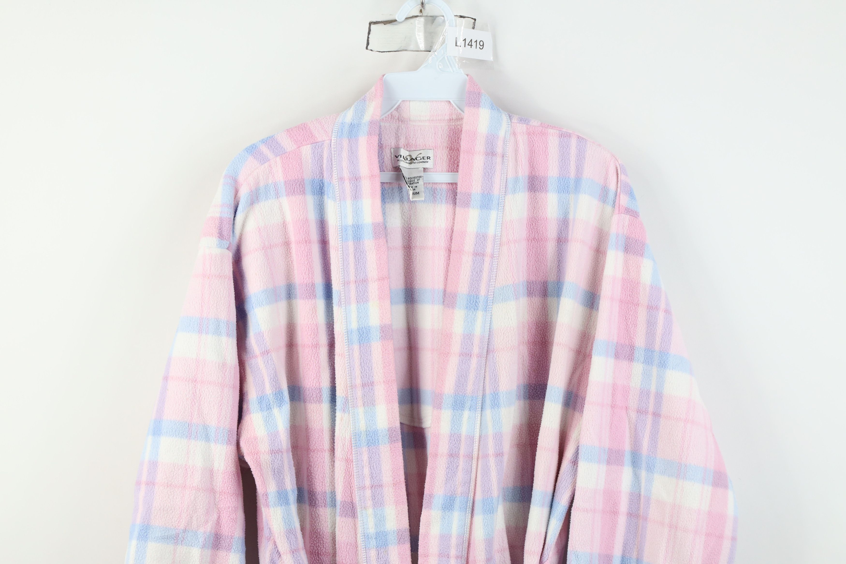 Vintage Vintage 90s Streetwear Distressed Belted Fleece Bath Robe Size M / US 6-8 / IT 42-44 - 2 Thumbnail