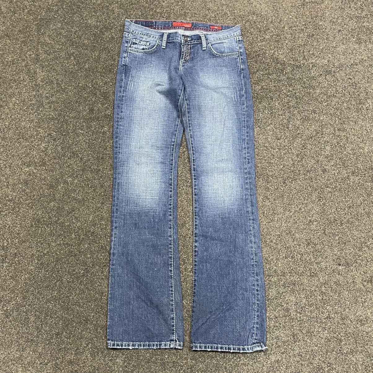 Vintage Vintage Y2K Faded Wide Leg Jeans Baggy Skater Graphic 29 Size US 29 - 1 Thumbnail