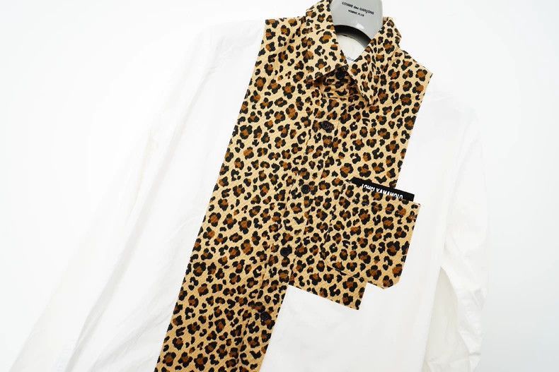 Yohji Yamamoto Yohji Yamamoto Yohji Yamamoto Leopard Print Collared Shirt Size US M / EU 48-50 / 2 - 4 Thumbnail