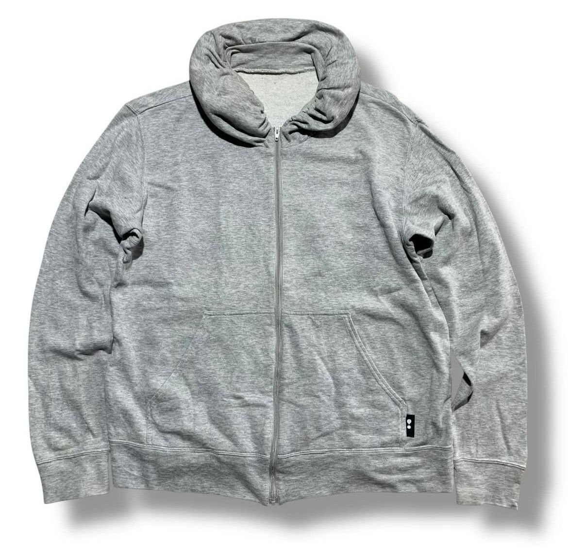 2000s Mercibeaucoup by Issey Miyake Shawl Collar Zip Hoddie