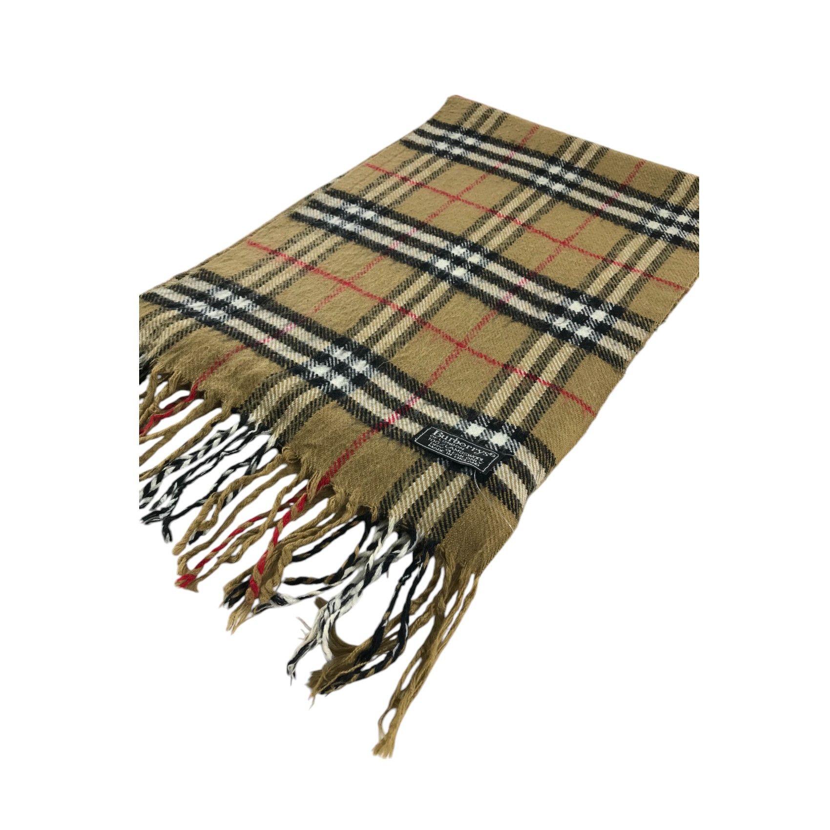 Burberry × Vintage Burberry Scarf / Muffler / Neckwear - WW2571 Size ONE SIZE - 3 Thumbnail