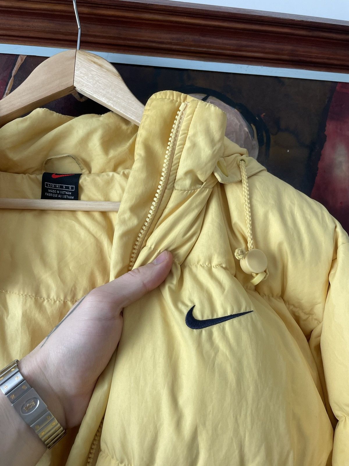 Nike Nike Vintage 90s Winter Jacket Down Puffer Spellout Logo Size US L / EU 52-54 / 3 - 5 Thumbnail