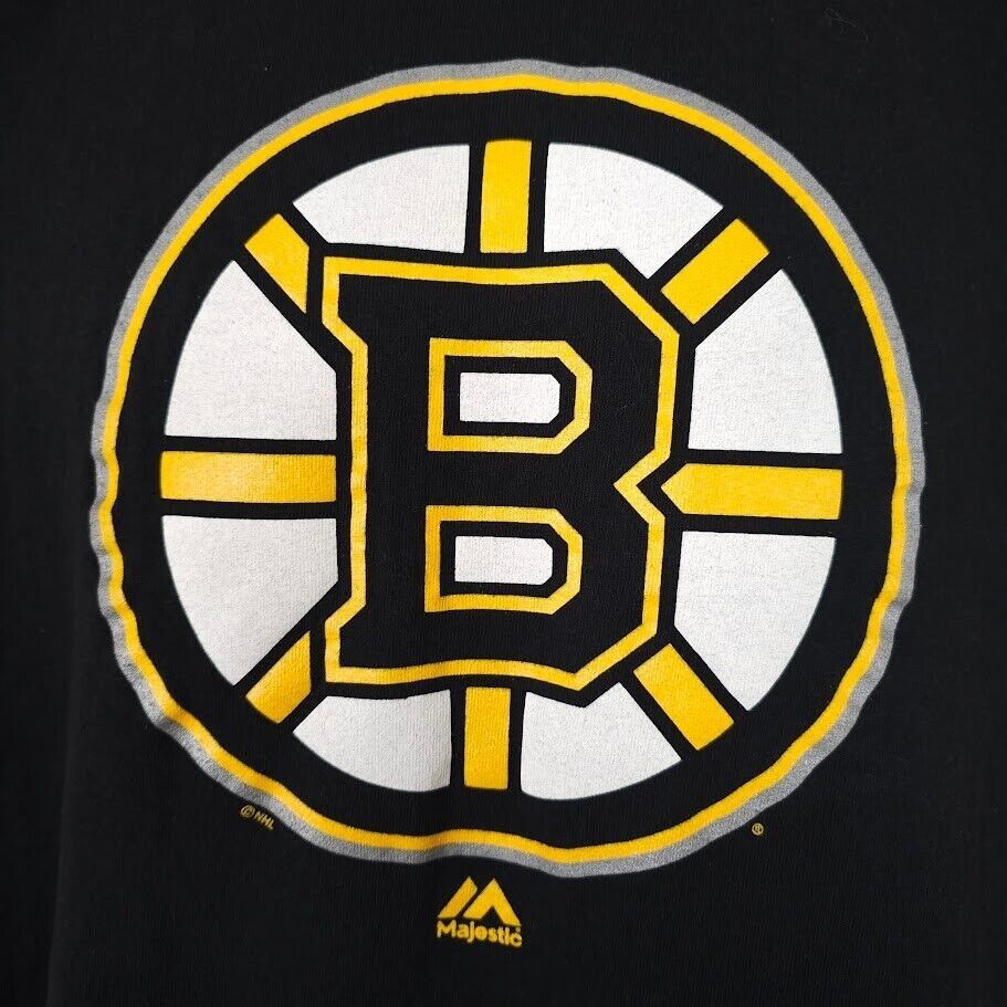 Majestic Boston Bruins T Shirt Mens Size XL Black NHL Hockey Majestic Size US XL / EU 56 / 4 - 2 Thumbnail