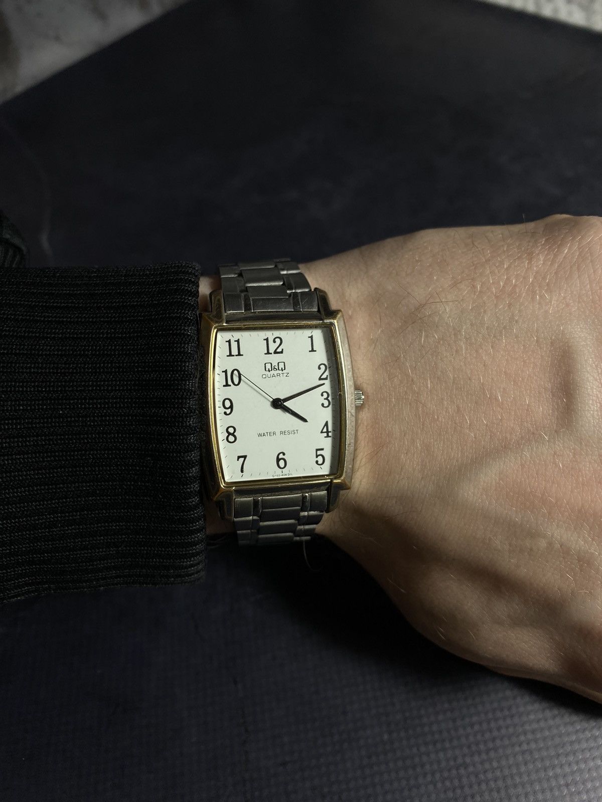 Jewelry Q&Q Quartz Rectangular Watch – Classic Appeal Japanese Brand Size ONE SIZE - 4 Thumbnail