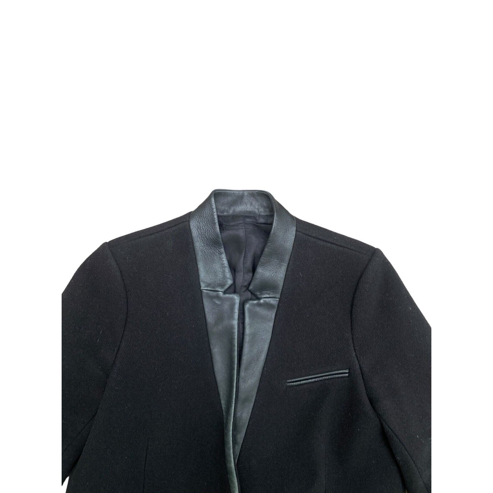 The Kooples Black Wool Coat Size US M / EU 48-50 / 2 - 2 Thumbnail