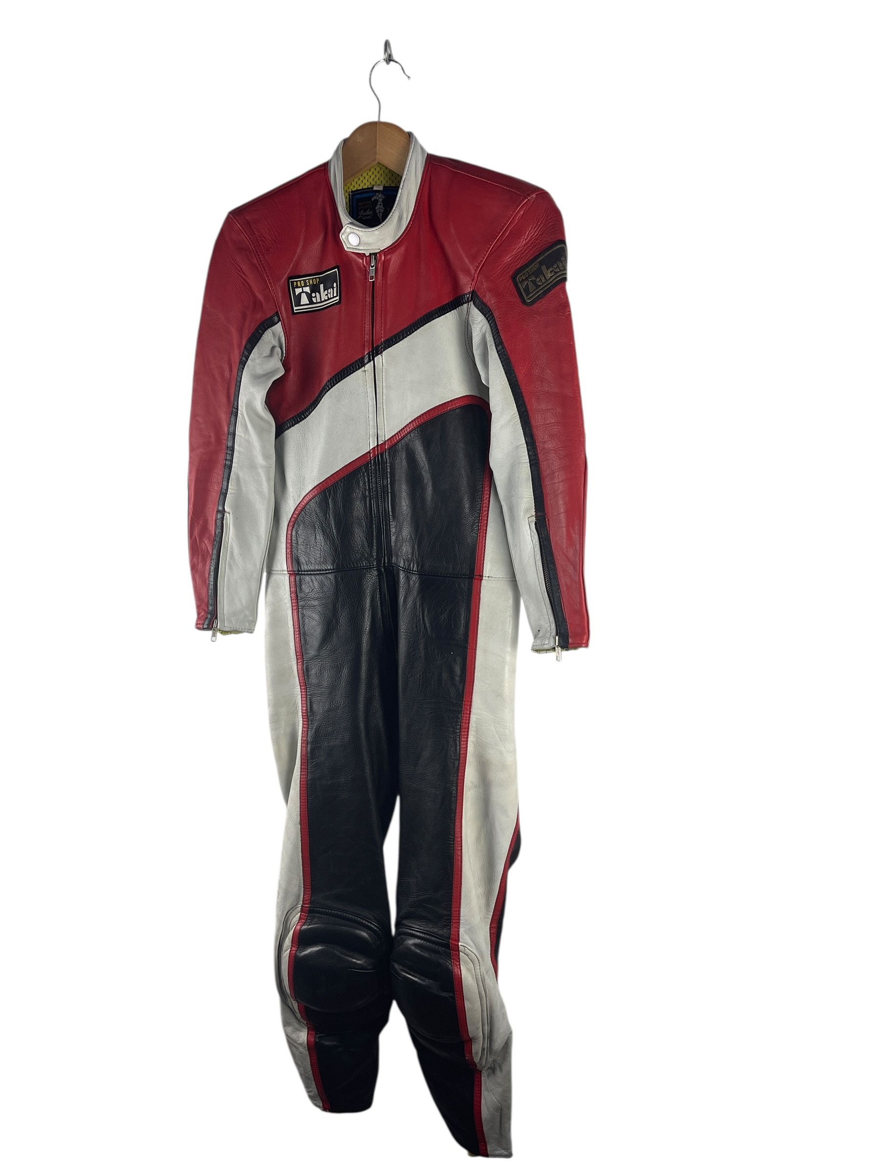 Sports Specialties Vintage TAKAI Pro Shop Racing Leather Suit 1-Piece Motorcycl Size US 30 / EU 46 - 5 Thumbnail