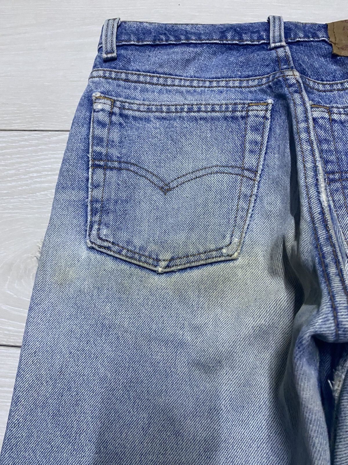 Levi's Vintage Levis 510 90s Faded Wash Tappered Leg Jeans Size US 28 / EU 44 - 5 Thumbnail