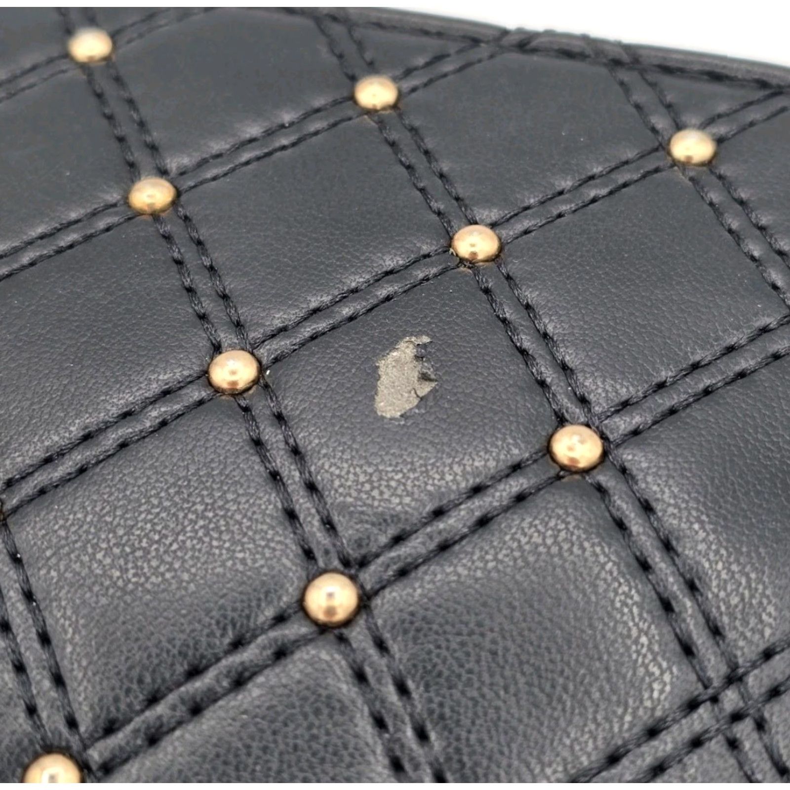 Vintage MONTANA WEST Black Studded Crossbody Cell Phone Bag RFID Blocking Faux Leather Women Size ONE SIZE - 3 Thumbnail