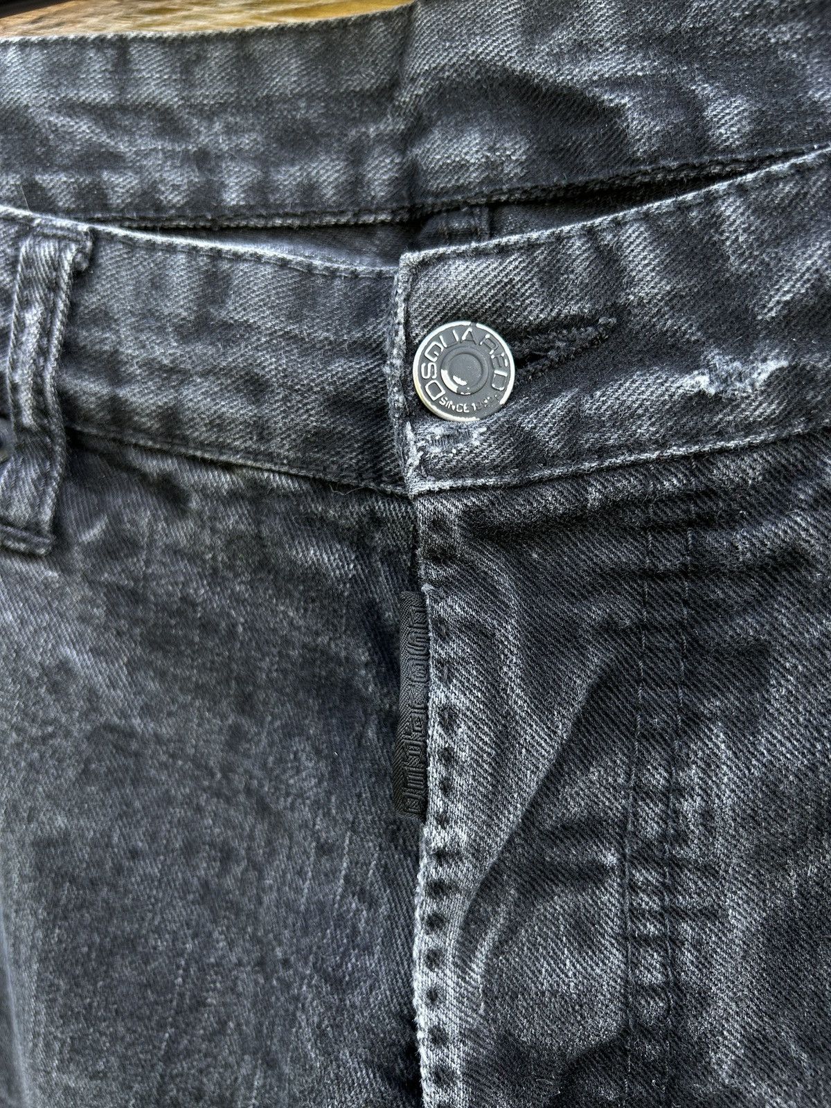 Dsquared2 00s Vintage Dsquared2 Avant Garde Washed Denim Jeans Size US 30 / EU 46 - 3 Thumbnail