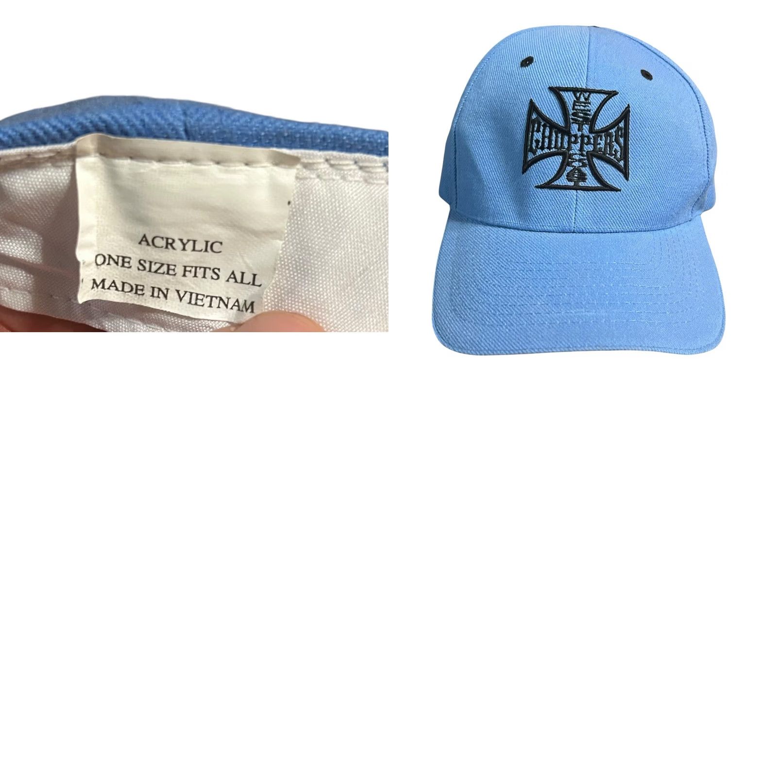 West Coast Choppers VINTAGE West Coast Choppers Hat Cap Baseball Cap Adjustable Men Blue Jesse James USA Motorcycle Y2K One Size Mens Cap Size ONE SIZE - 9 Thumbnail