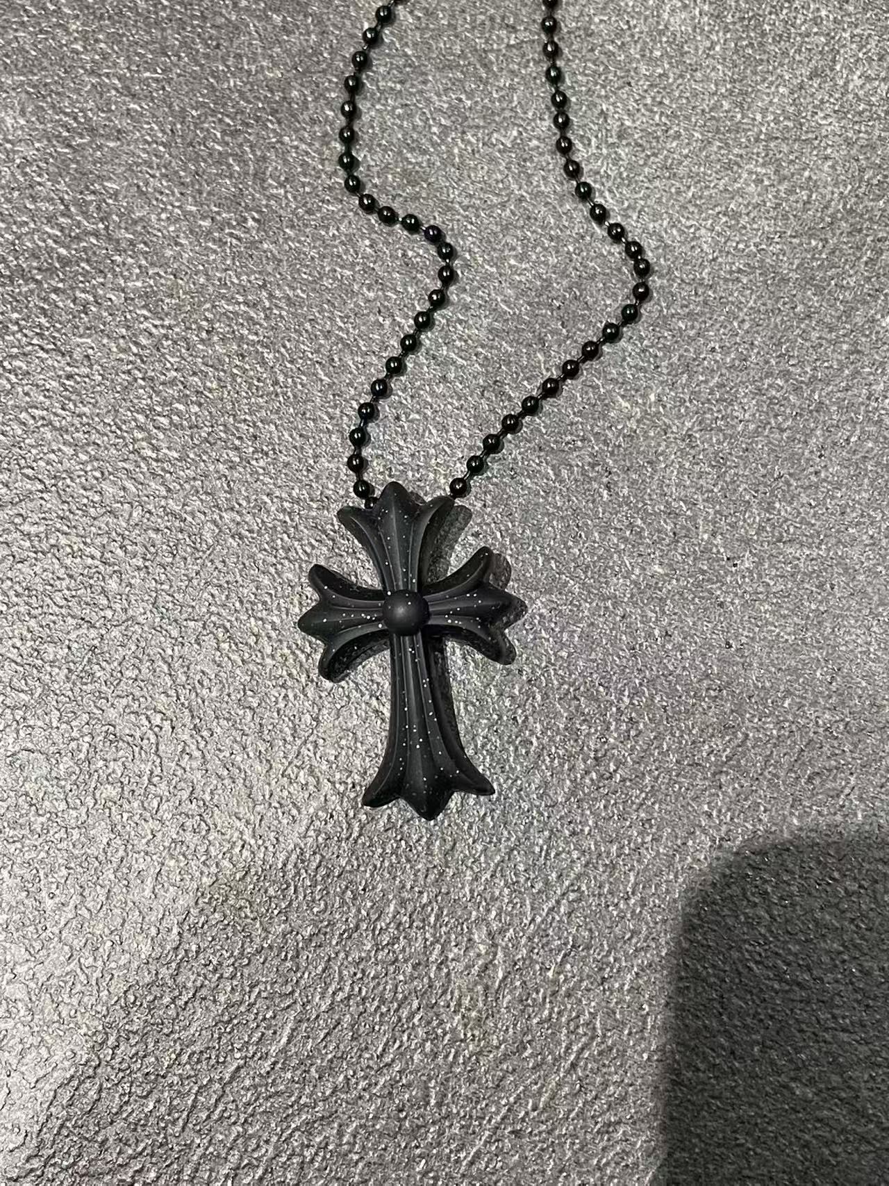 Chrome Hearts Chrome Hearts Resin Cross Ball Chain Necklace Size ONE SIZE - 5 Thumbnail