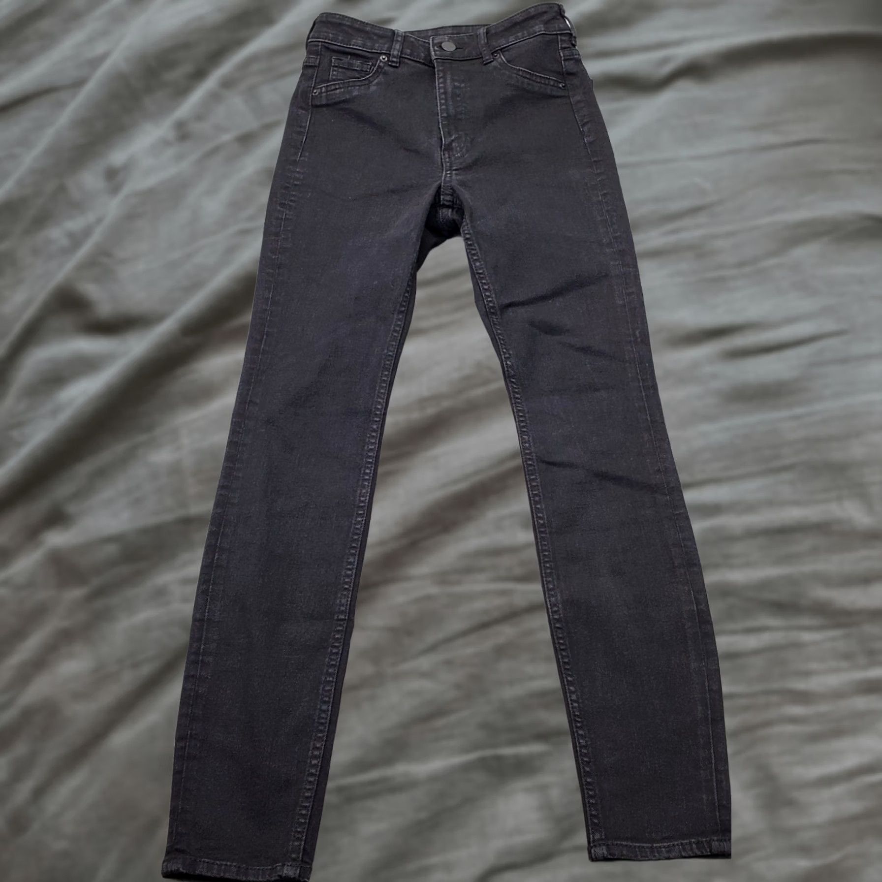 Denime & Denim Women 0 Black Curvy Jegging Jeans Ultra High Waist Ankle Length Denim Size 25" / US 0 / IT 36 - 1 Thumbnail