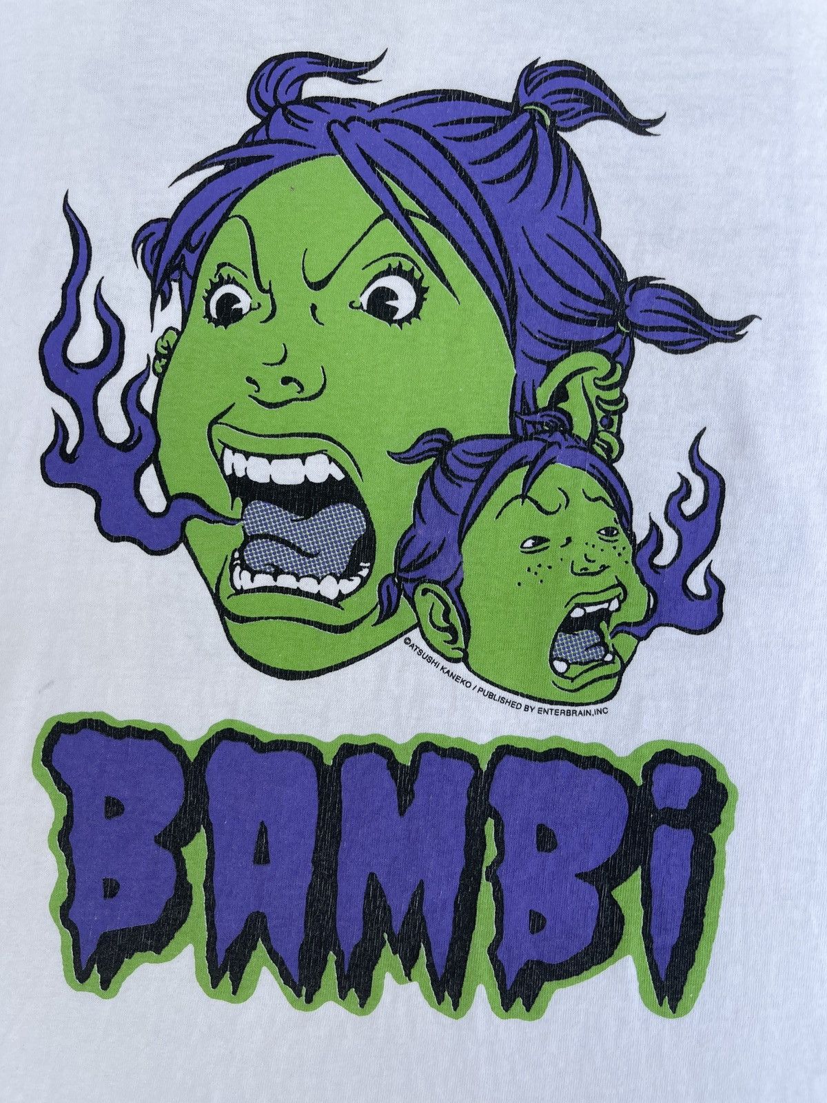 Anime Rare🔥Vintage Anime BAMBI Mangga by Atsushi Kaneko T-Shirt Size US M / EU 48-50 / 2 - 5 Thumbnail