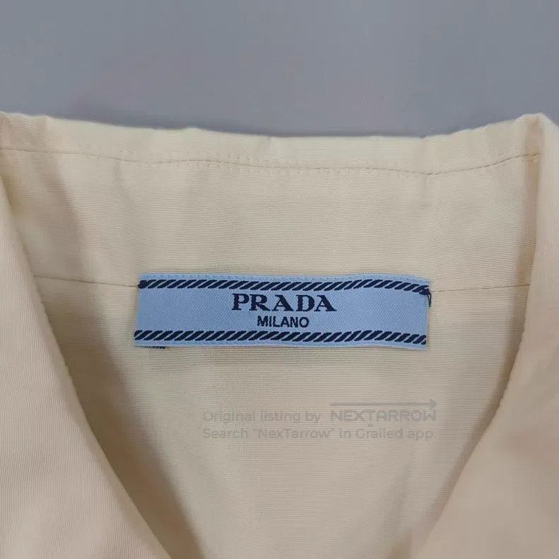 Prada Prada Champagne-colored metal triangle nylon vest Size XS / US 0-2 / IT 36-38 - 5 Thumbnail