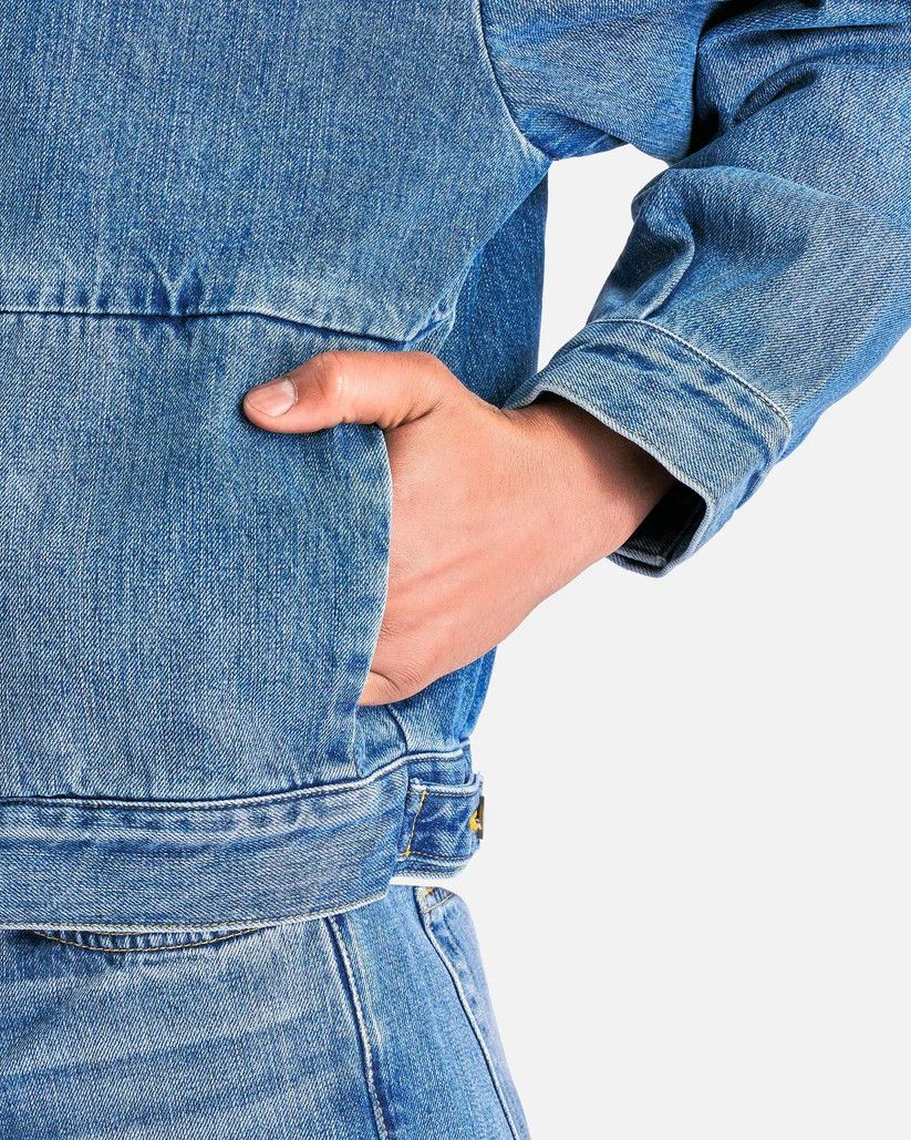 Fear of God o1s1v1r1oon0925 8Th Collection Denim Jacket in Indigo/Blue Size US S / EU 44-46 / 1 - 7 Thumbnail