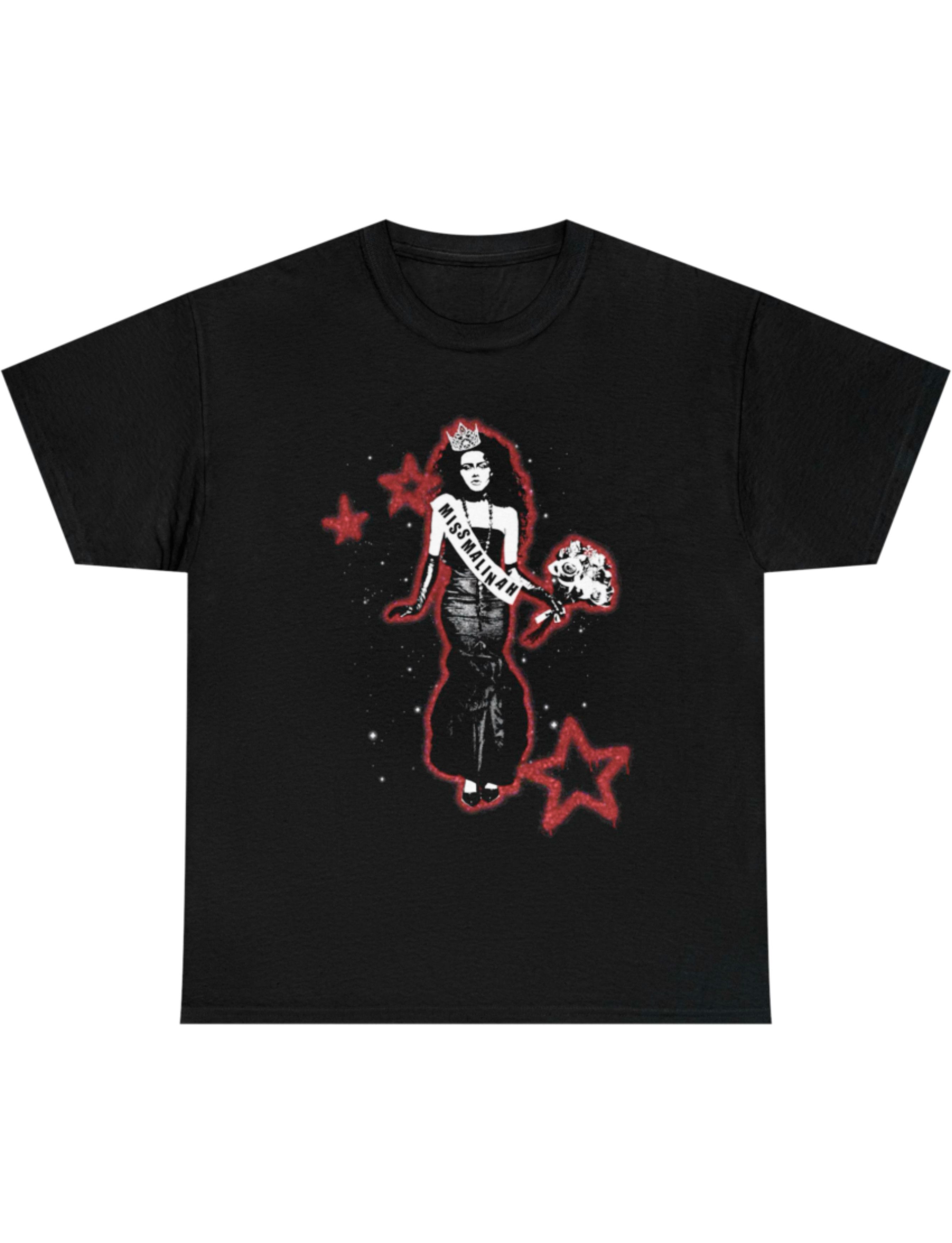 Other MISS MALINAH white & red black graphic tee Size US M / EU 48-50 / 2 - 1 Thumbnail
