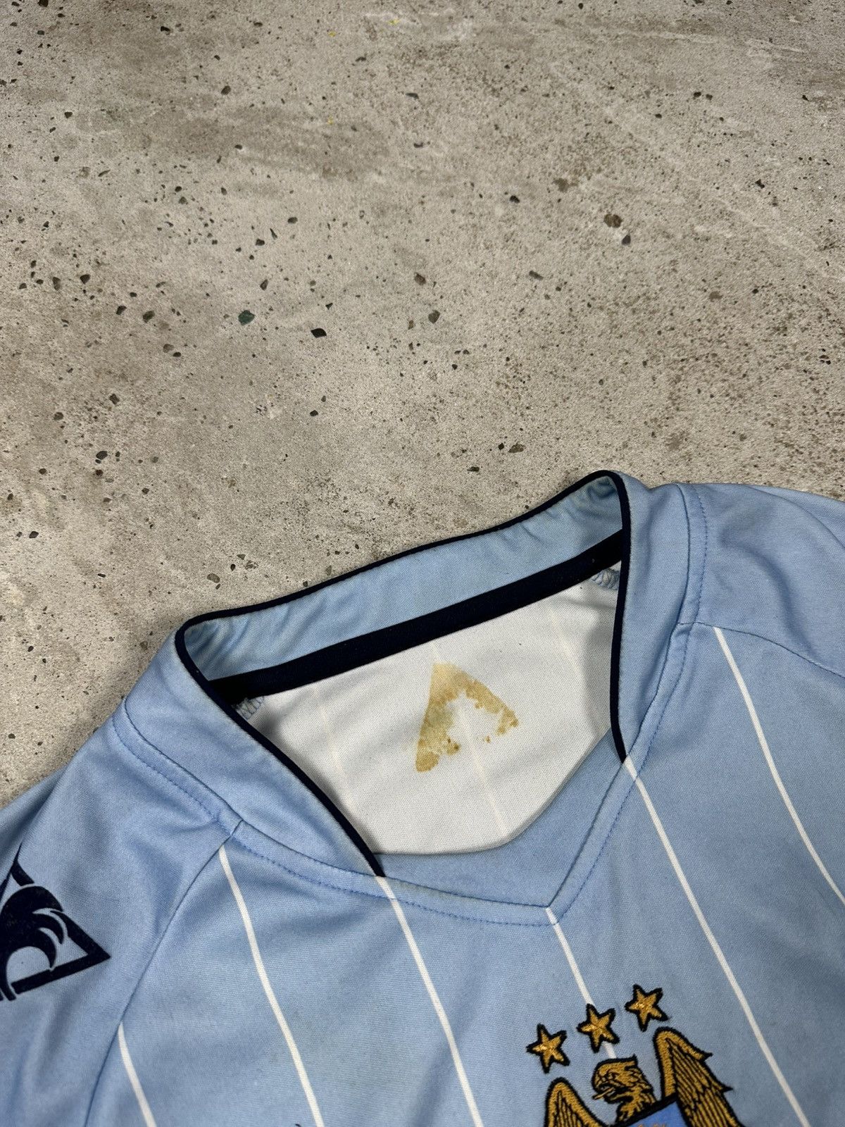 Le Coq Sportif × Vintage Vintage Le Coq Sportif x Manchester City 2007/2008 Home Tee Size US L / EU 52-54 / 3 - 8 Thumbnail