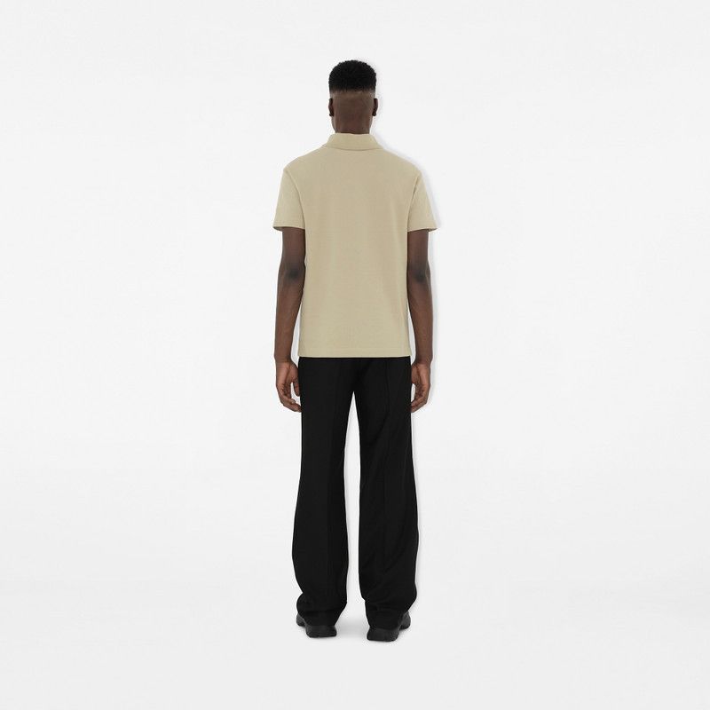 Burberry o1B3y1r0426 Cotton Polo Shirt in Beige Size US L / EU 52-54 / 3 - 4 Thumbnail