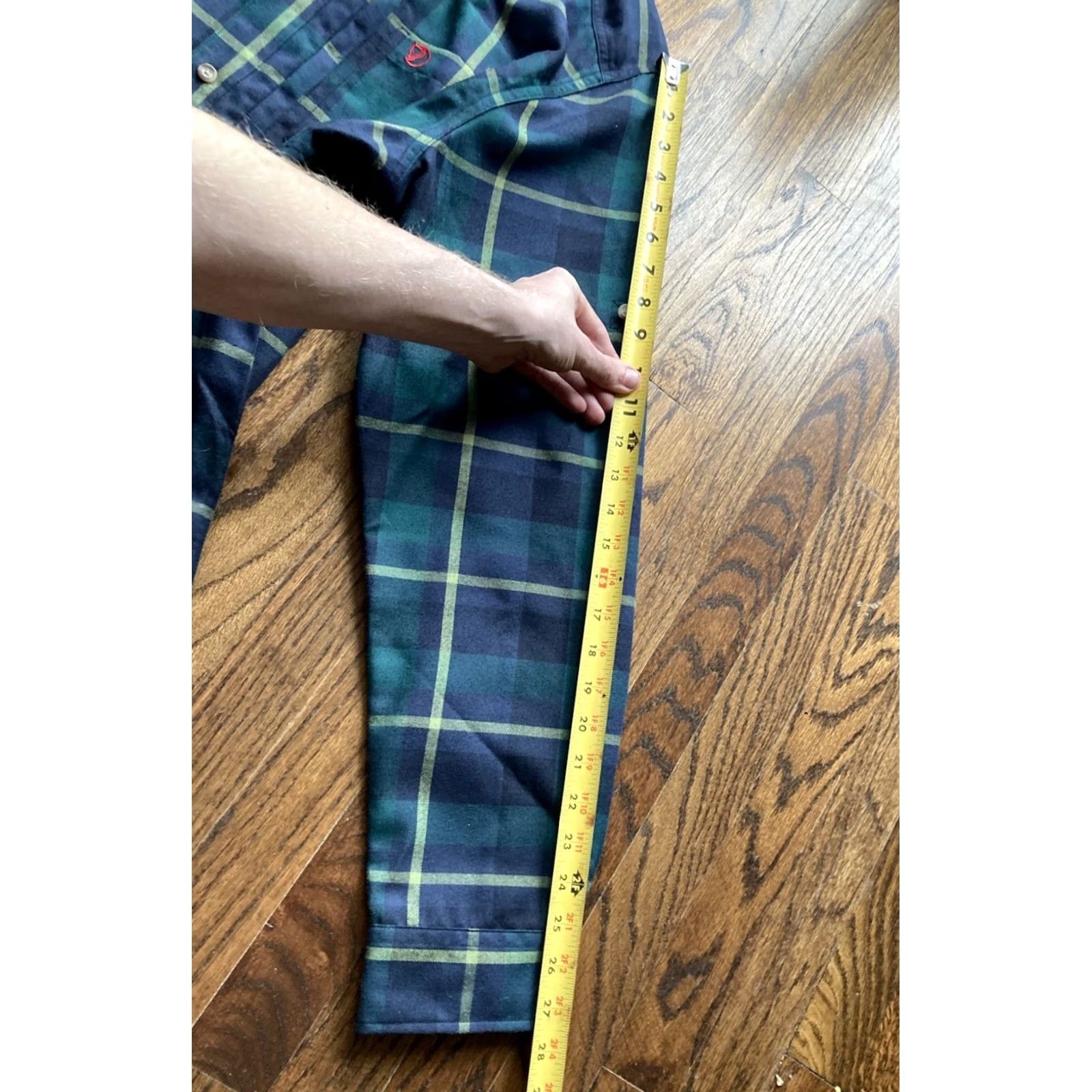 Vintage VINTAGE Fjallraven Fjallglim Shirt Mens XL Green Blue Tartan Plaid Flannel Long Sleeve Size US XL / EU 56 / 4 - 7 Thumbnail