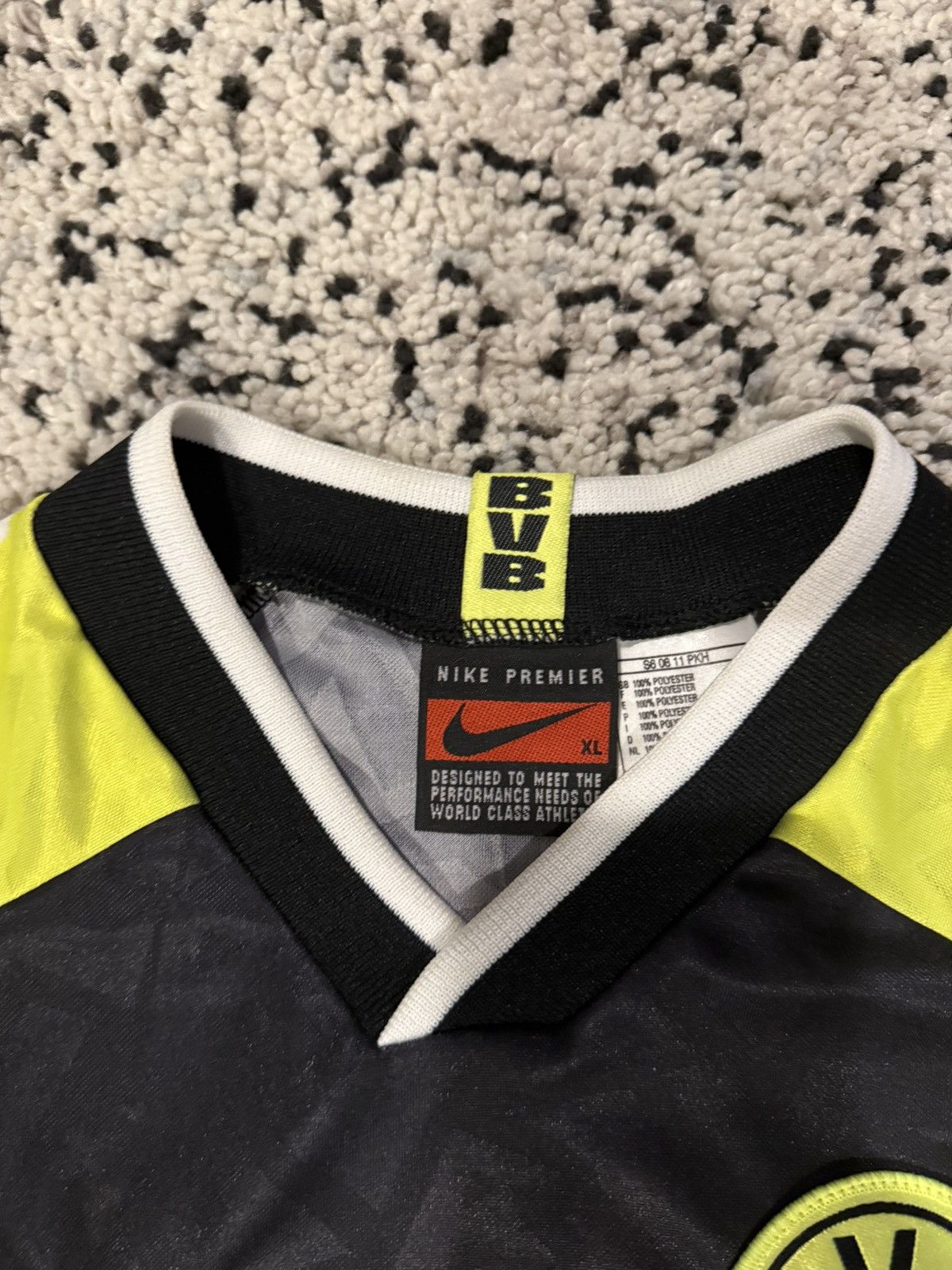 Nike Dortmund x Nike 1995/1996 Long Sleeve Jersey Size US XL / EU 56 / 4 - 4 Thumbnail