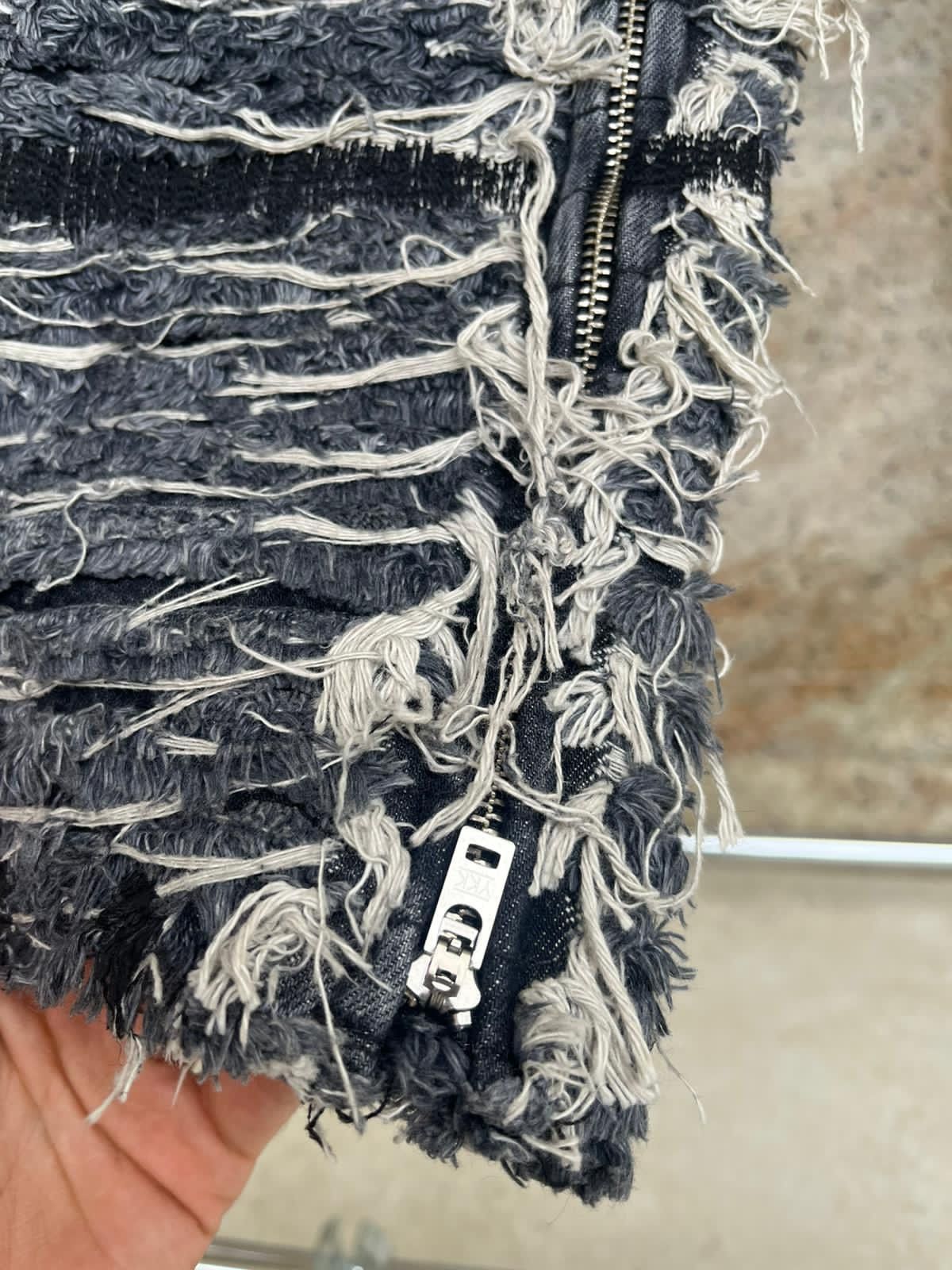 Alyx 6 Pocket Blackmeans Distressed & Frayed Denim in Black Size US 36 / EU 52 - 9 Thumbnail