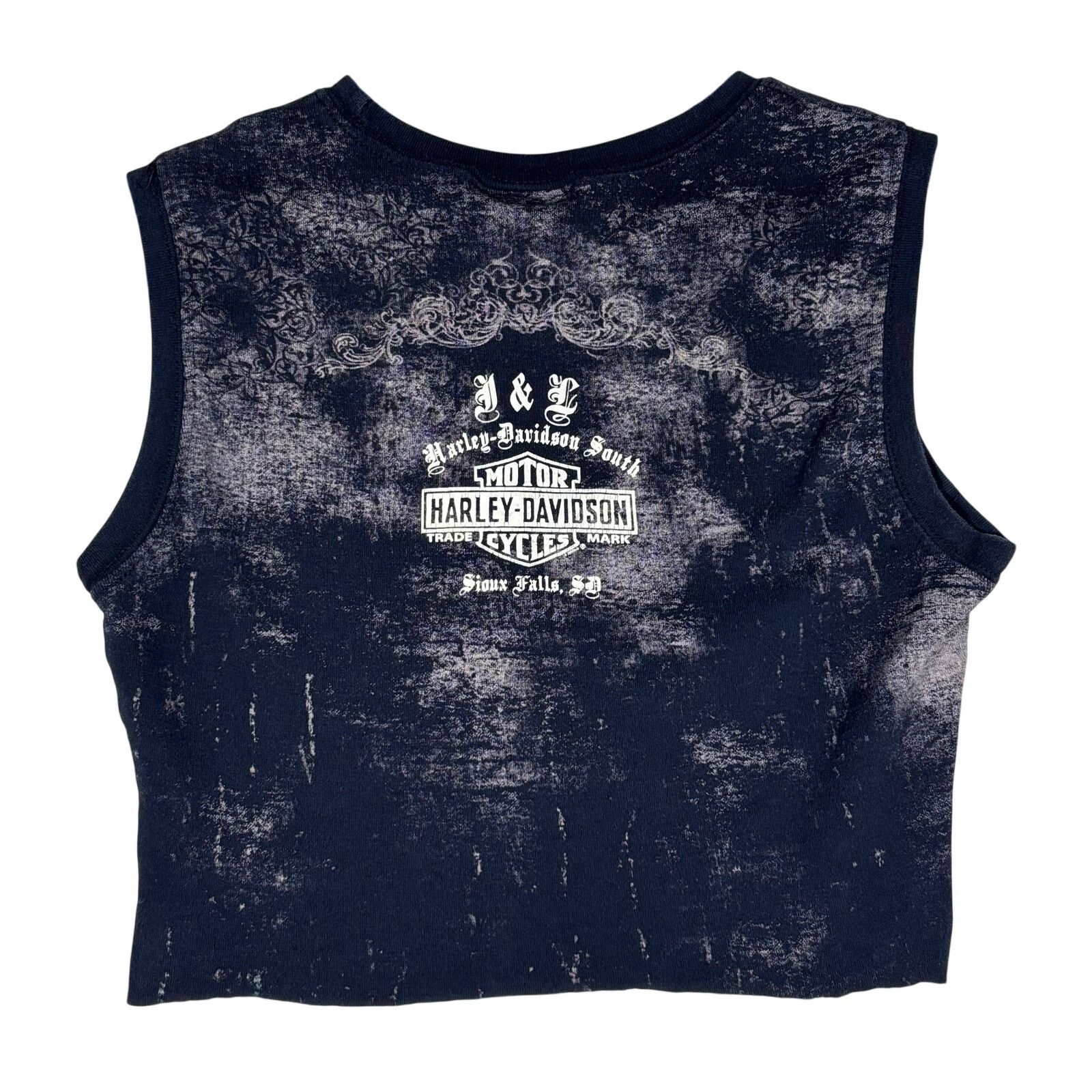 Harley Davidson Harley Davidson Cropped Sleeveless Tank Top Wings M Size M / US 6-8 / IT 42-44 - 2 Thumbnail