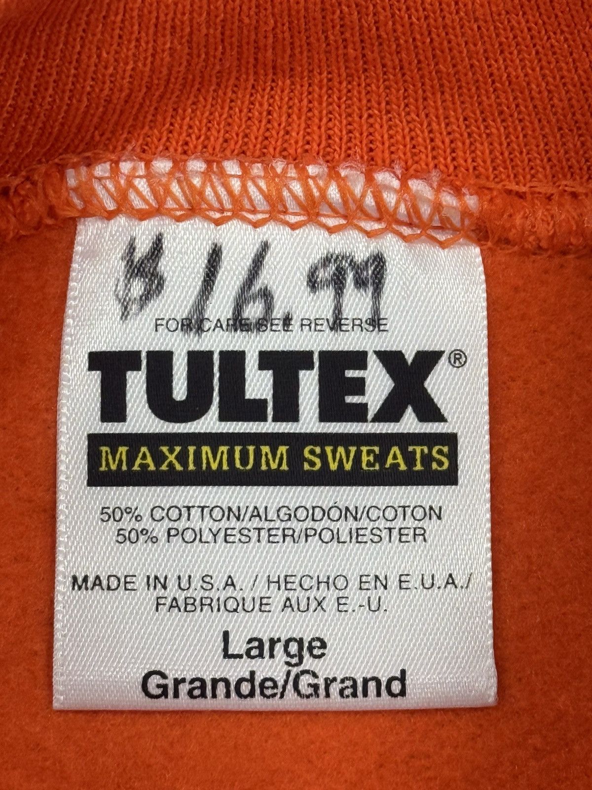 Tultex Vintage Tennessee Volunteers Arch Spellout Raglan Crewneck Size US L / EU 52-54 / 3 - 3 Thumbnail