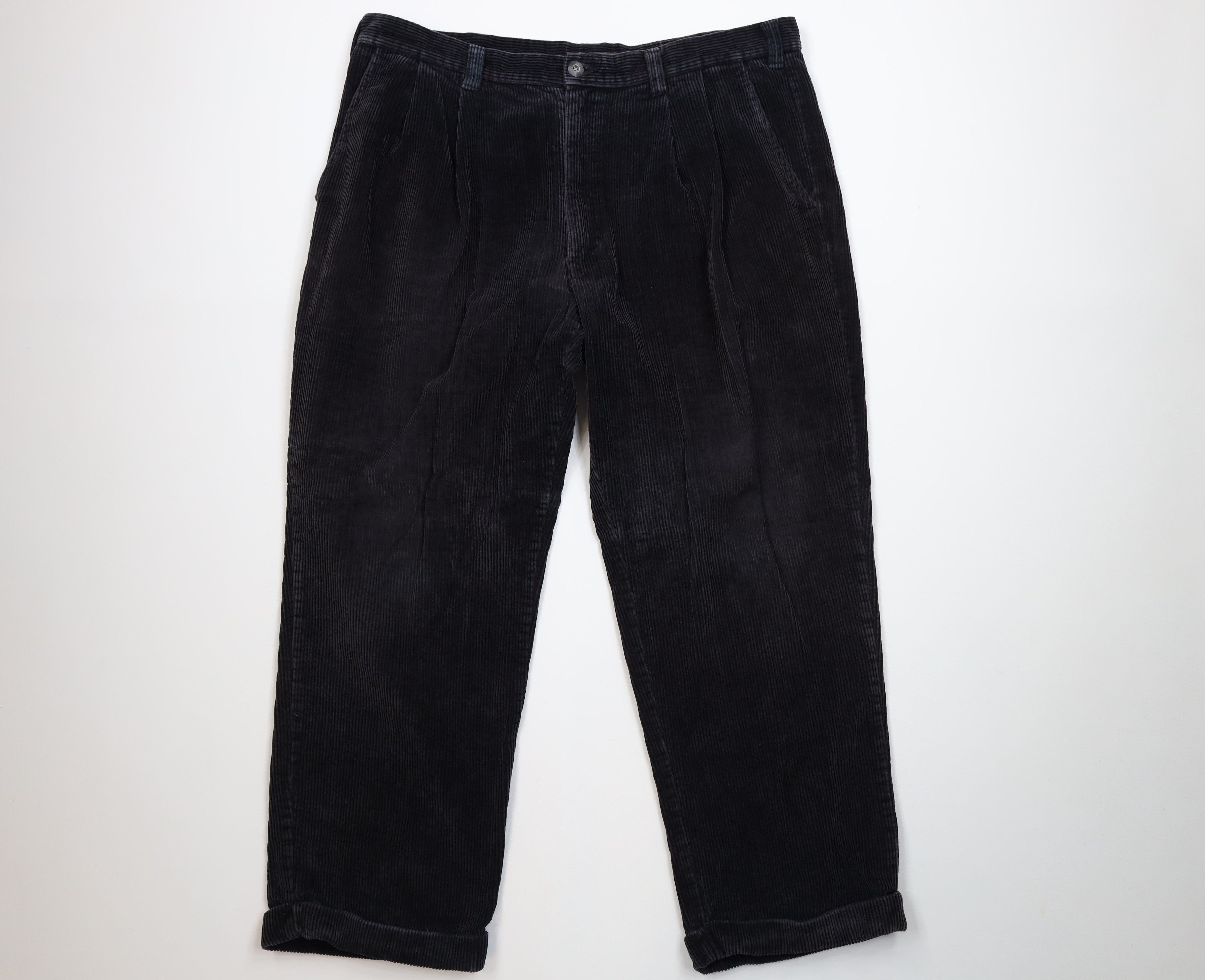 Vintage Vintage 90s Streetwear Heavy Wide Leg Corduroy Chino Pants Size US 40 / EU 56 - 1 Thumbnail