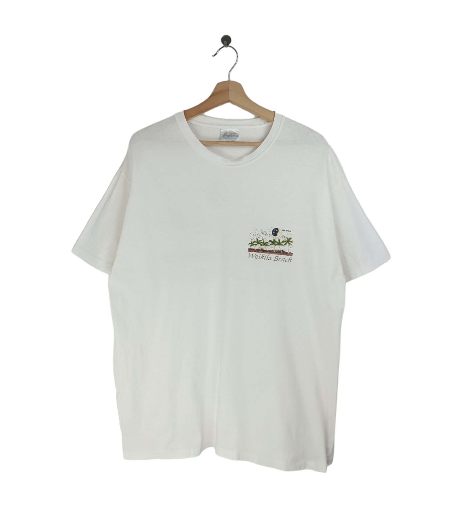 Vintage VINTAGE Y2K WAIKIKI BEACH HAWAII GUAM SURF SUN TEE Size US L / EU 52-54 / 3 - 2 Thumbnail