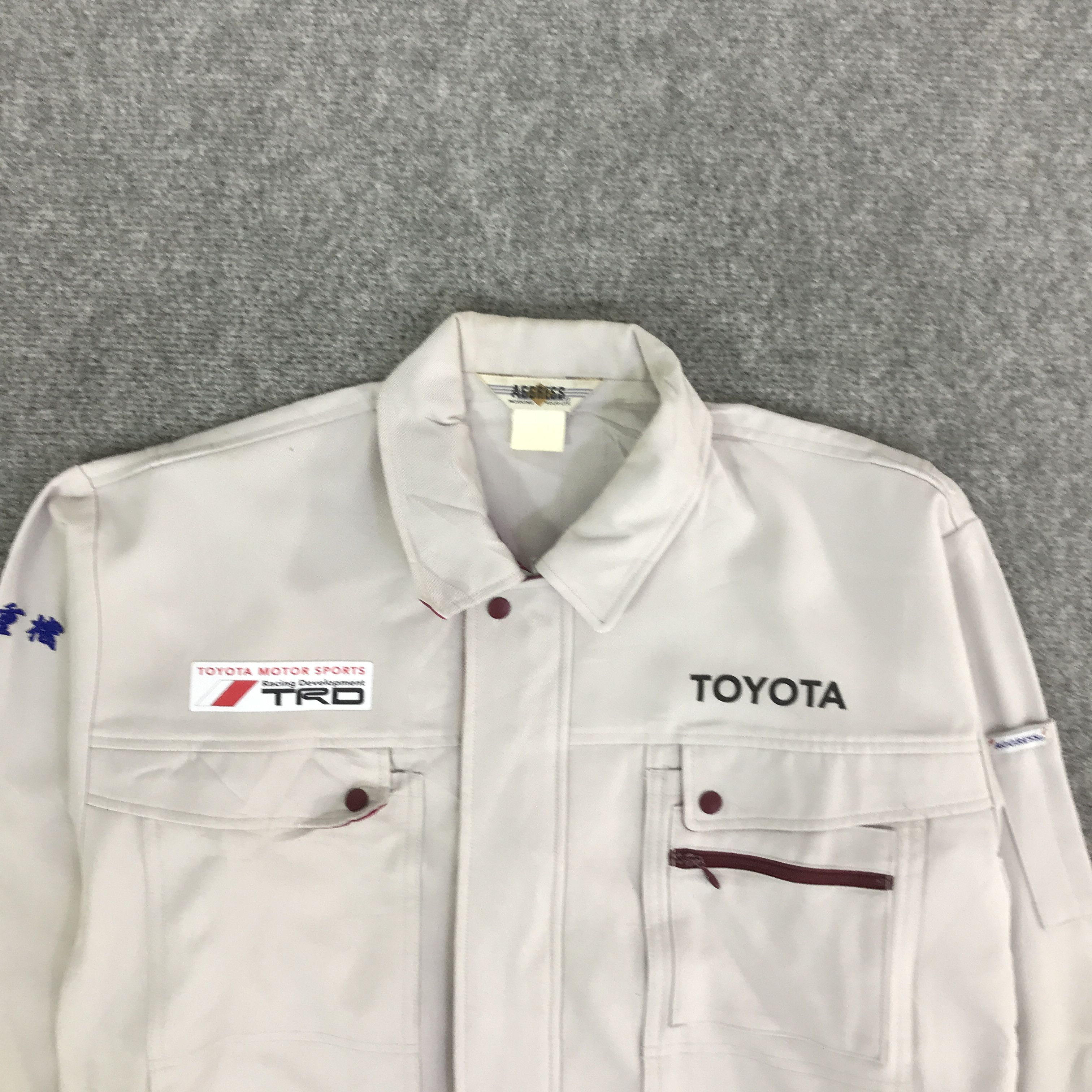 Japanese Brand TOYOTA X TRD RACING JAPAN CUSTOM JACKET K122B17 Size US L / EU 52-54 / 3 - 3 Thumbnail