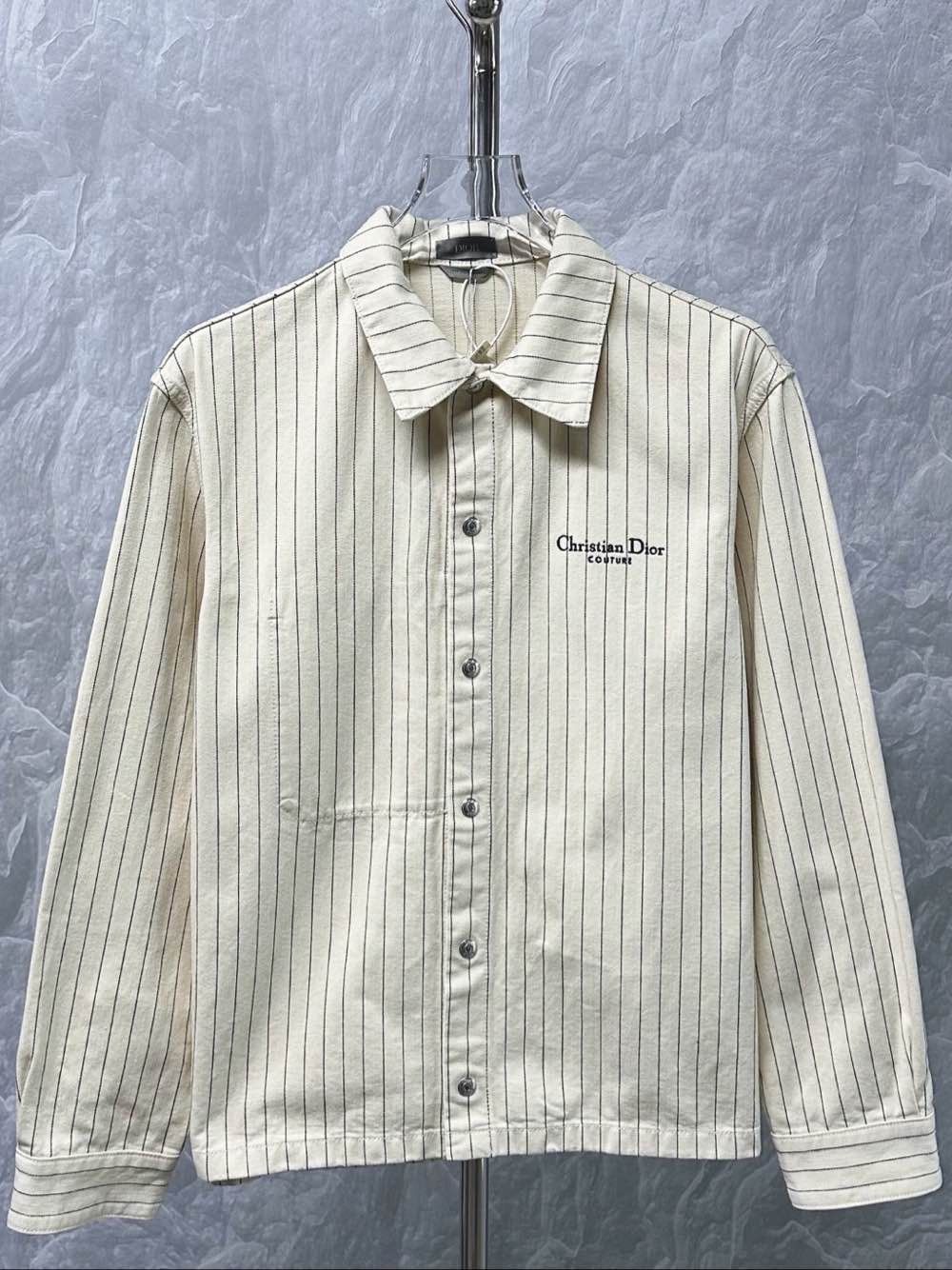 Dior Dior Pinstripe Christian Dior Couture Shirt US S Size US S / EU 44-46 / 1 - 1 Thumbnail
