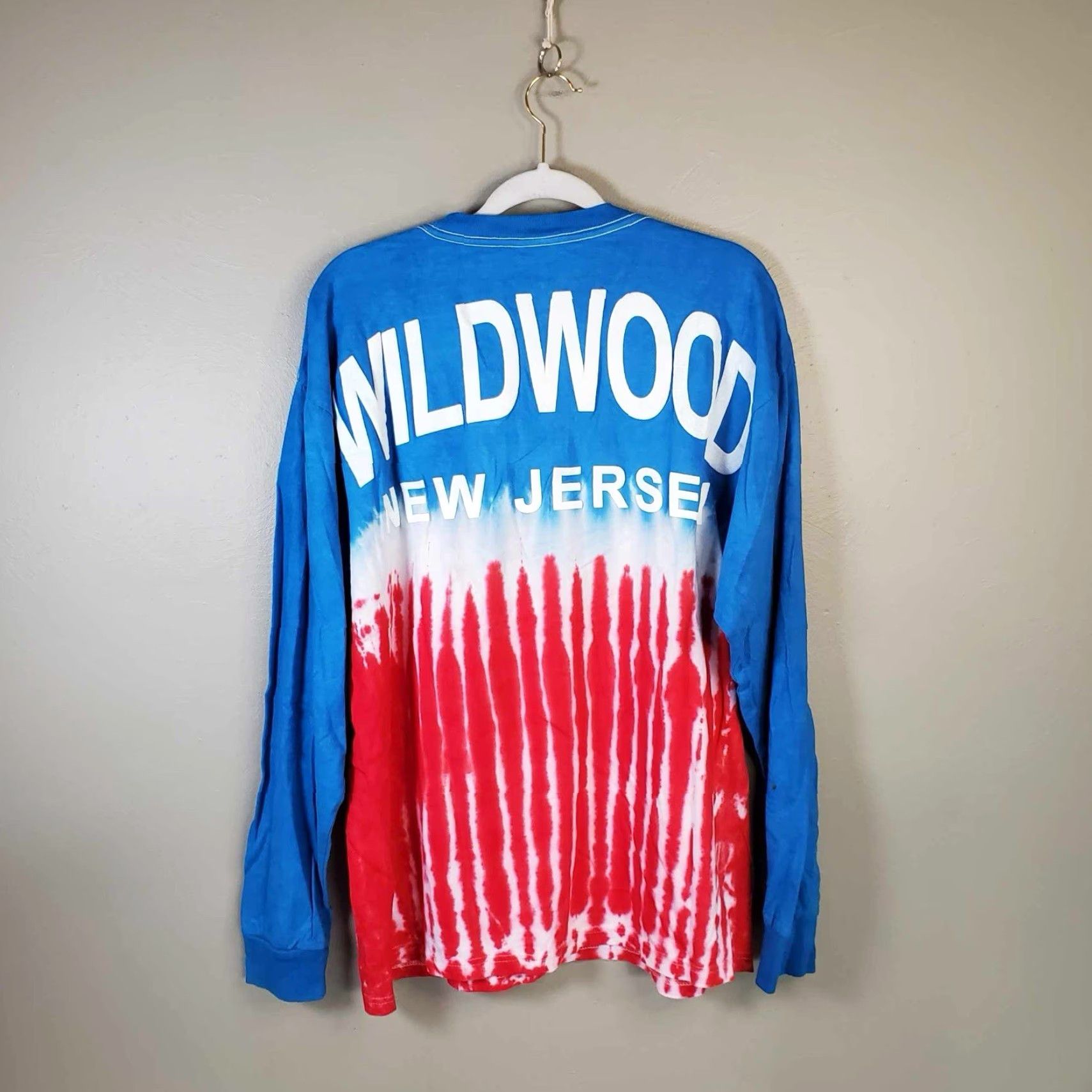 Vintage VINTAGE Wildwood NJ Long Sleeve Spirit Jersey Shirt Tie Dye USA XL TG Size US XL / EU 56 / 4 - 2 Thumbnail