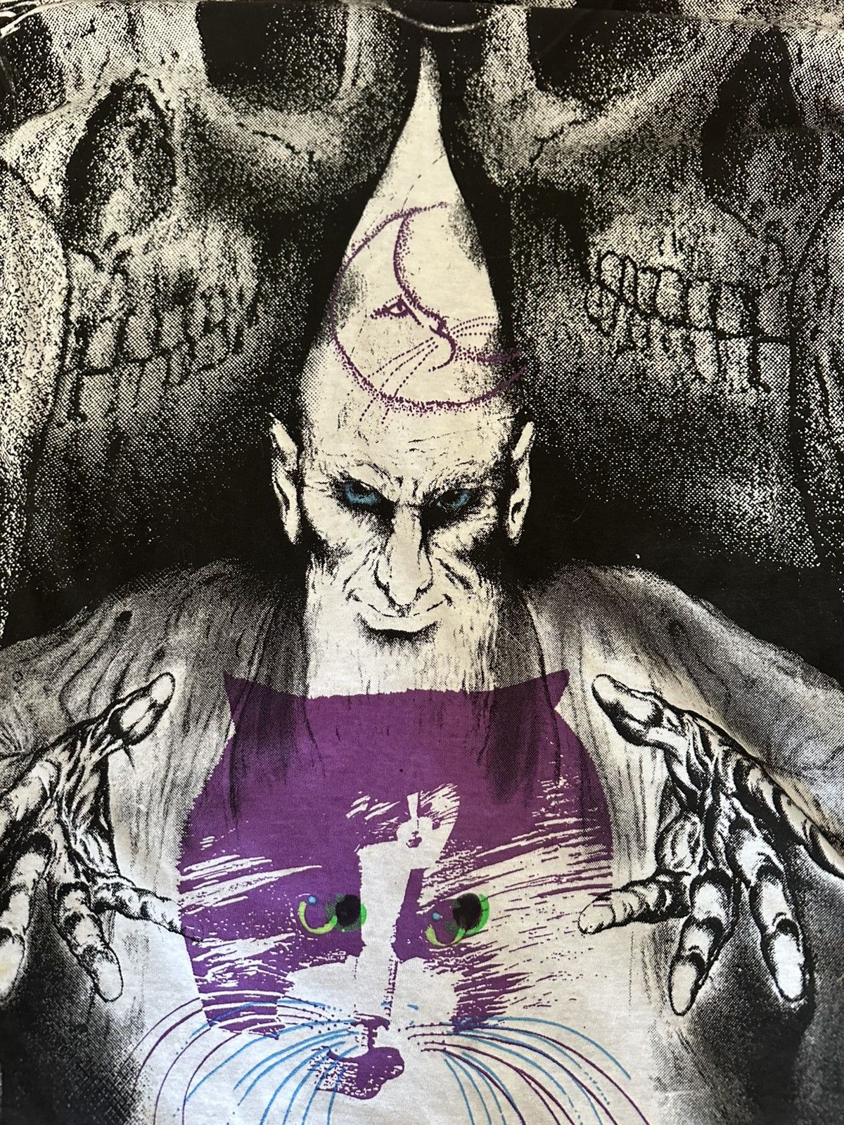Vintage Angry Wizard AOP single stitch shirt with random prints XXXL Size US XXL / EU 58 / 5 - 5 Thumbnail