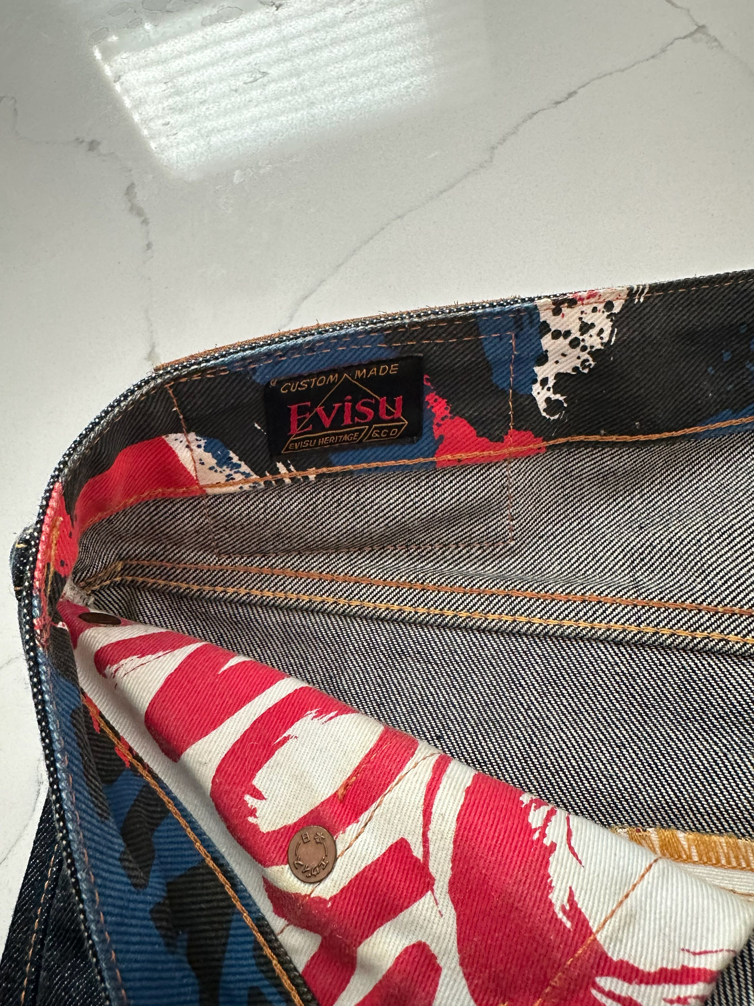 Evisu Lil Uzi Worn AW15 Daicock Jeans Size US 28 / EU 44 - 8 Thumbnail